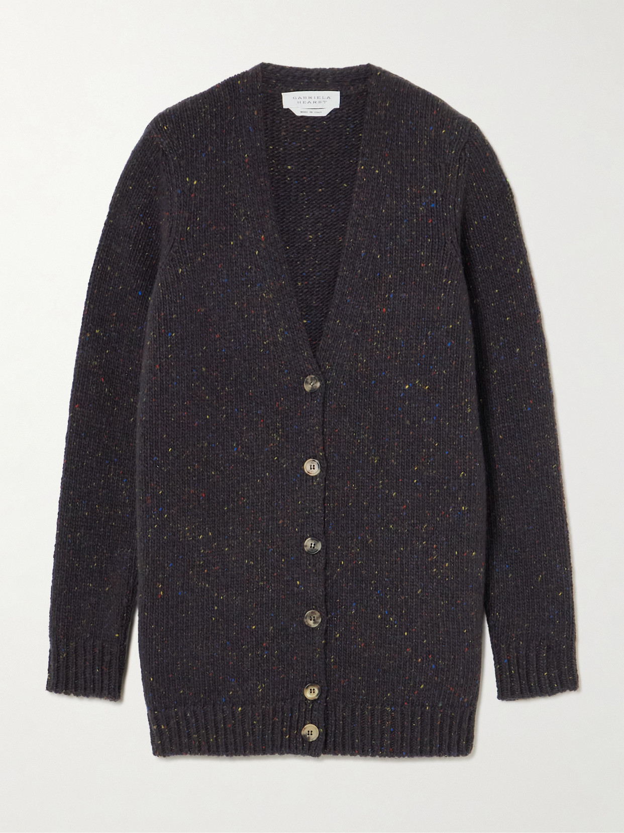Gabriela Hearst Gabe Cashmere Cardigan In Black