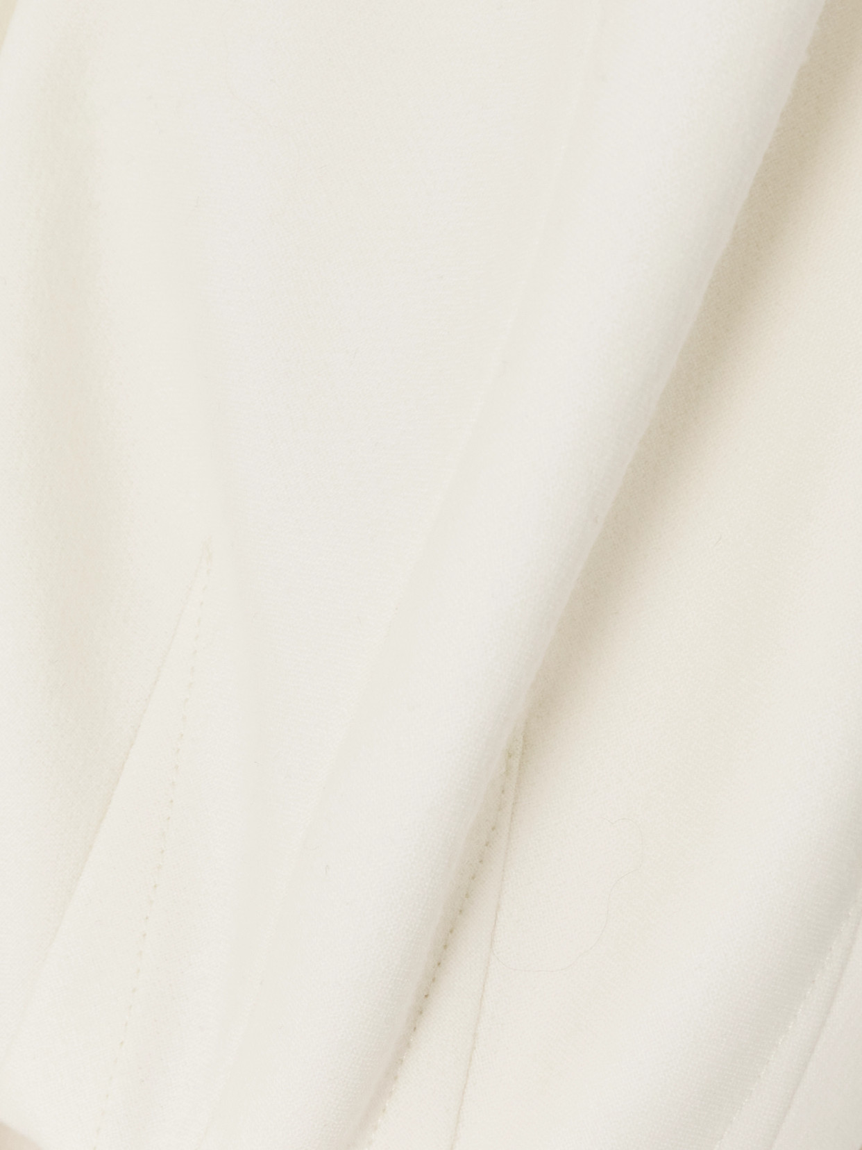 Waverly Wool-Crepe Blouse