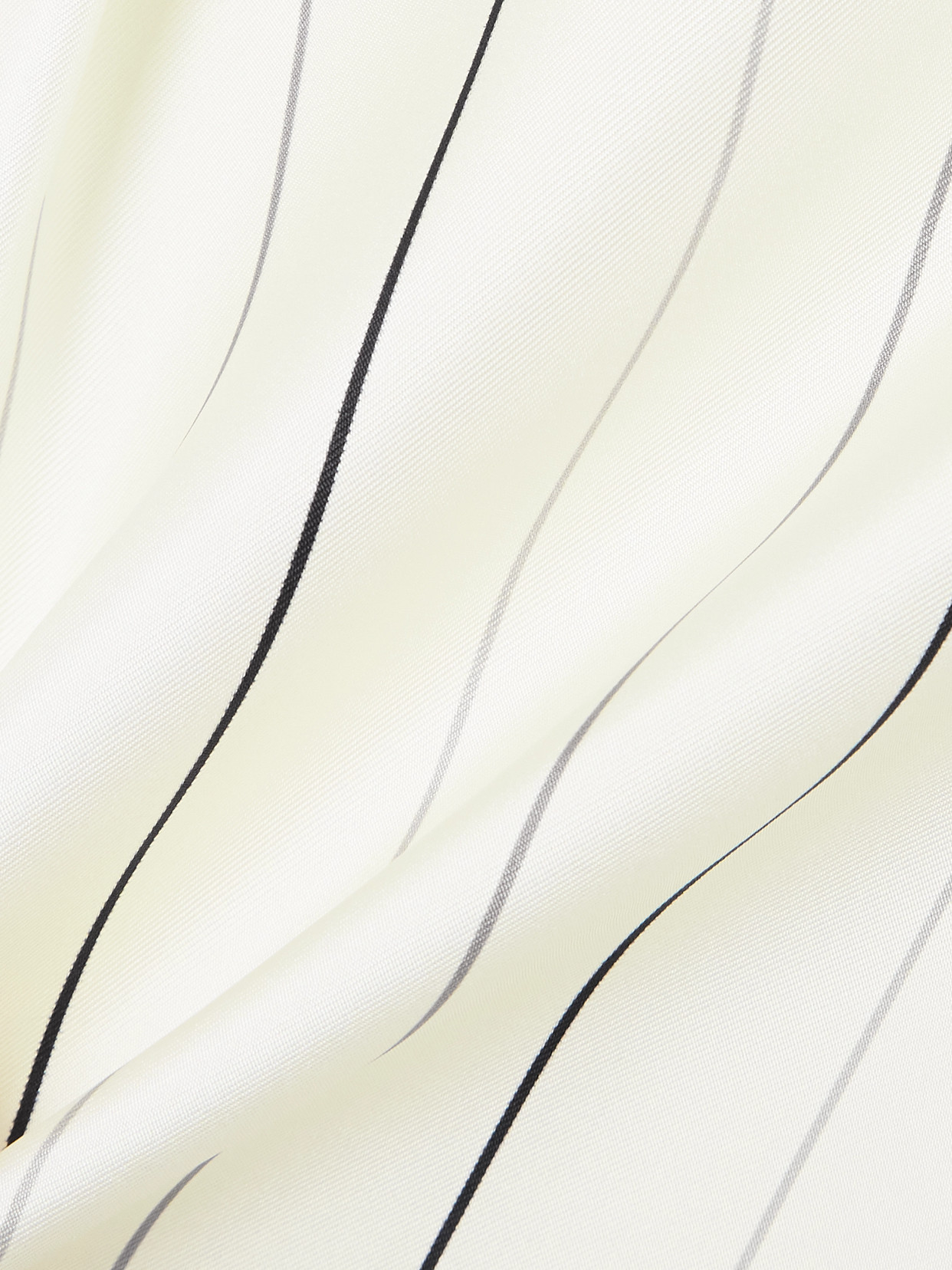 Henri Pinstriped Silk-Twill Shirt