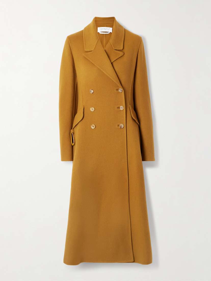 Gabriela Hearst Cantwell Double-breasted Recycled-cashmere Coat