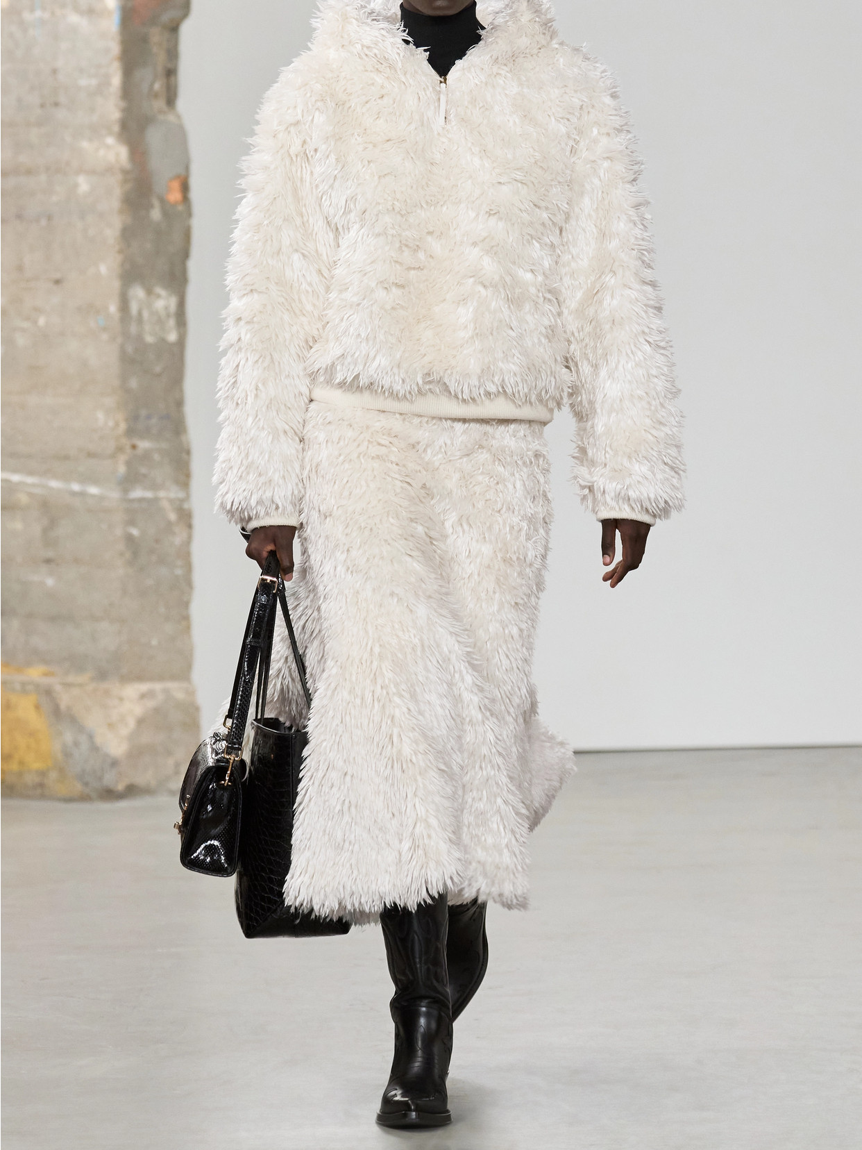 Gabriela Hearst Orlando Hooded Padded Knitted Silk Jacket In White