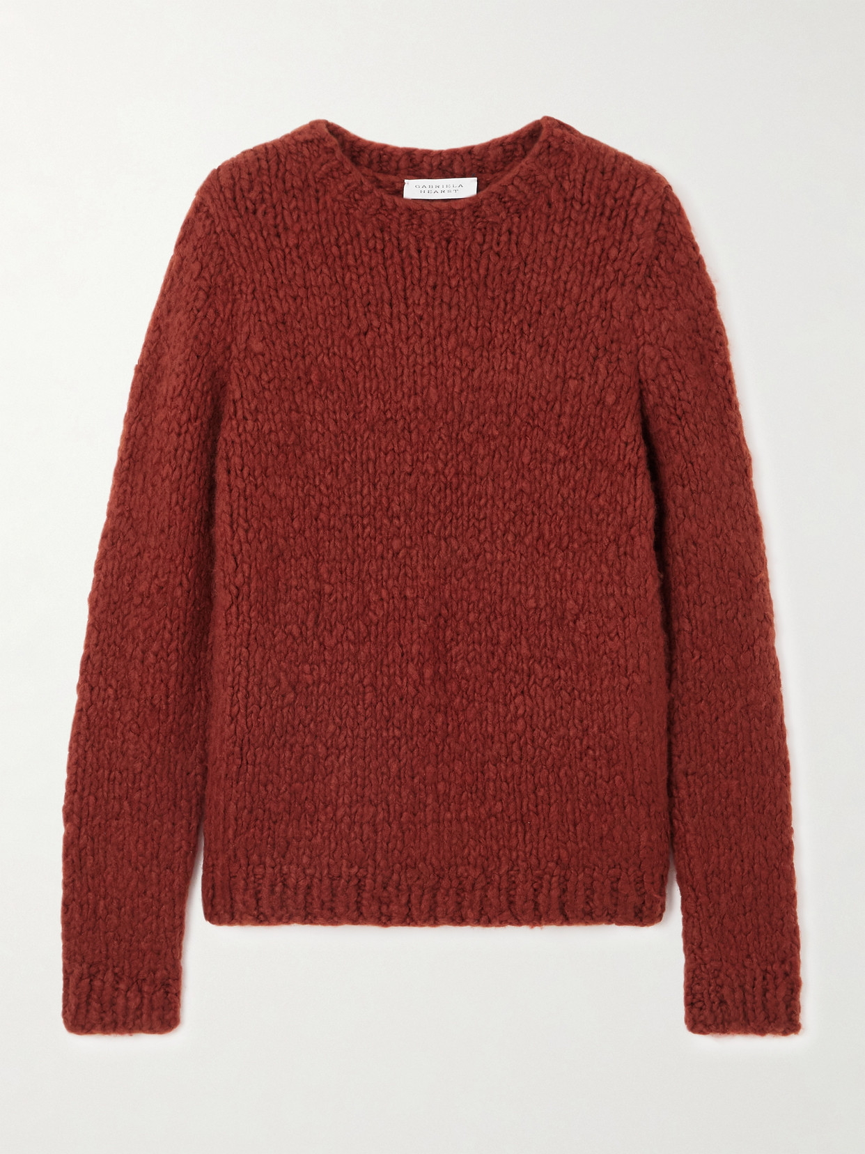 Gabriela Hearst Lawrence Cashmere Sweater In Brown