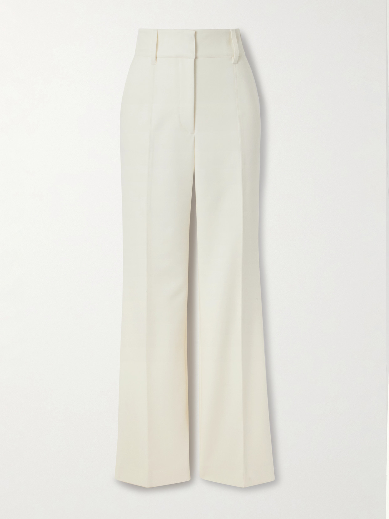 Gabriela Hearst Cecilia Wool Straight-leg Pants In Neutral