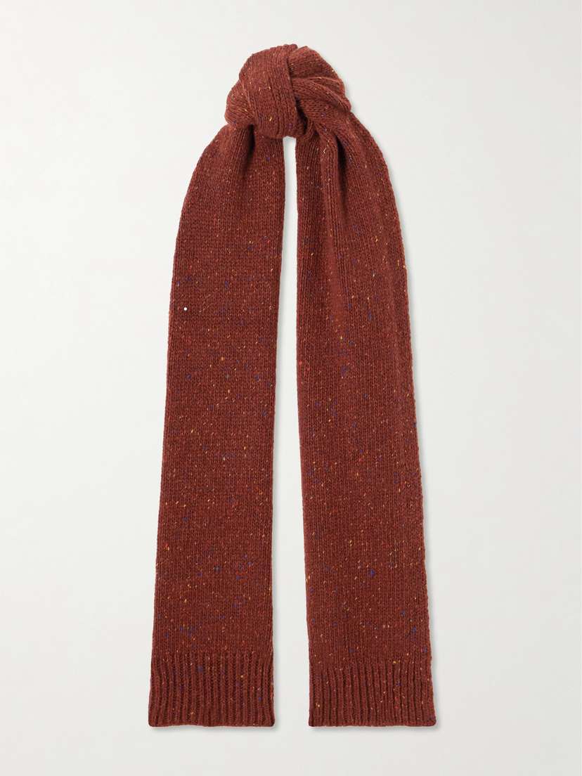 Gabriela Hearst Fokestone Ribbed Cashmere Scarf