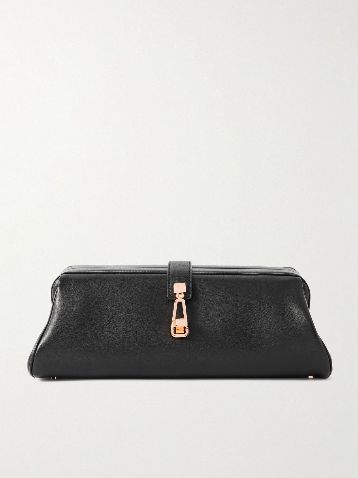Gabriela Hearst Paola Leather Clutch In Black