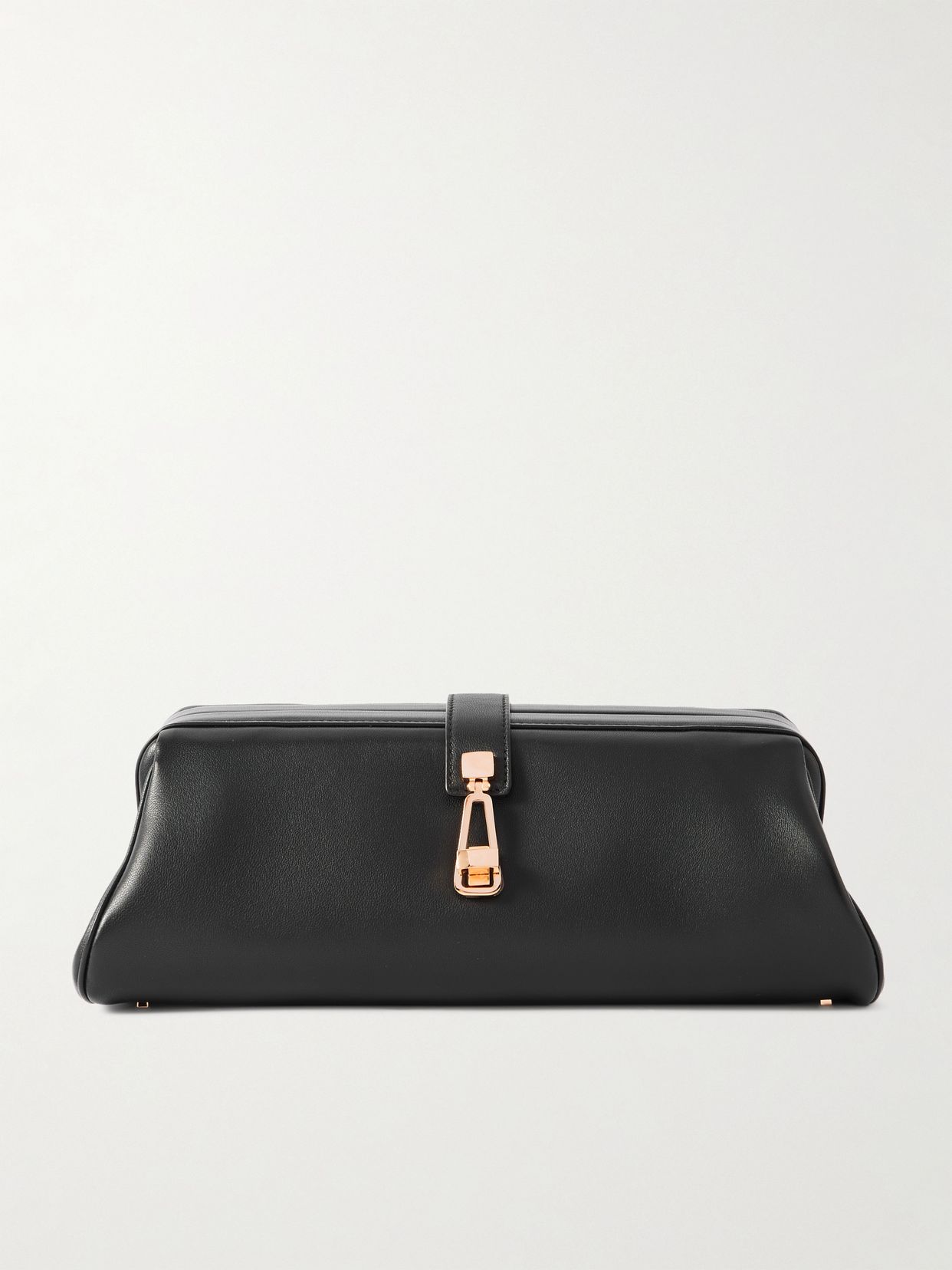 Paola leather clutch