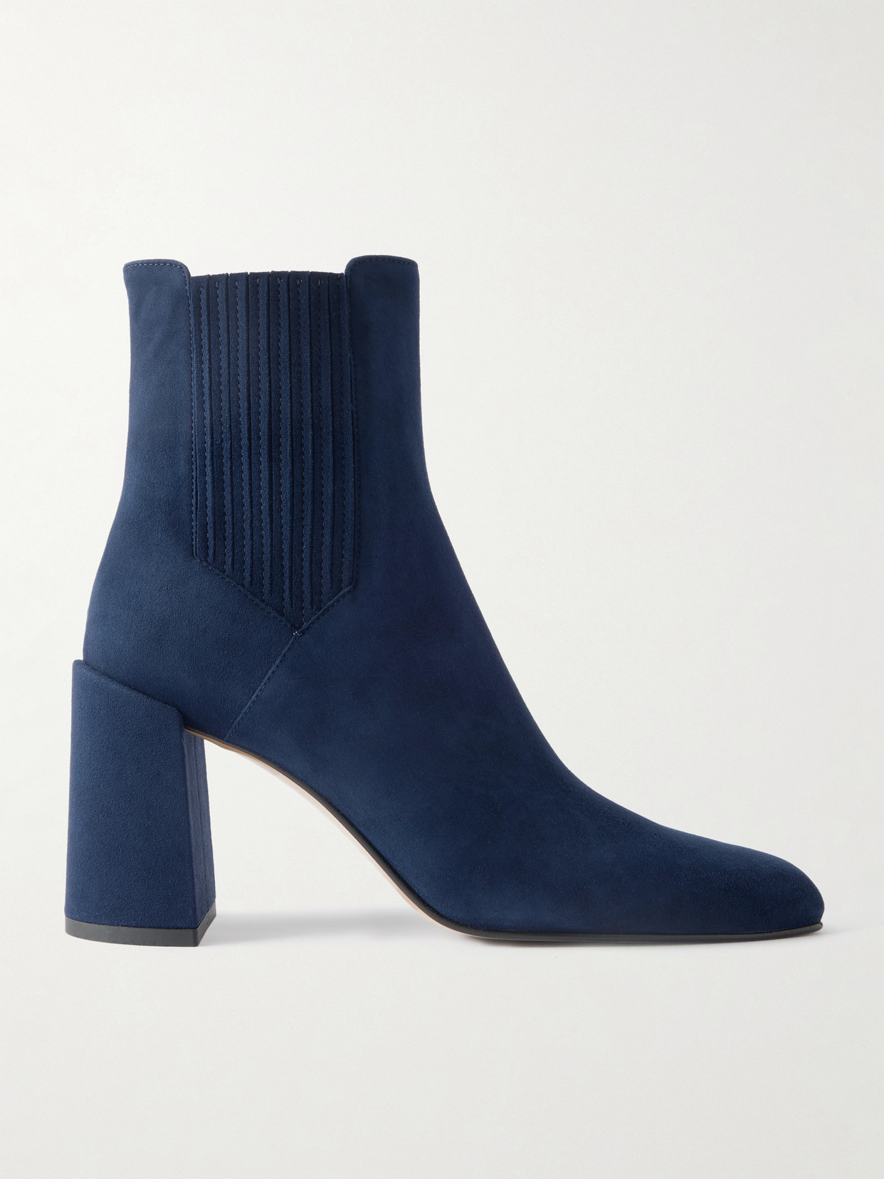 Gabriela Hearst Luke Suede Ankle Boots In Blue