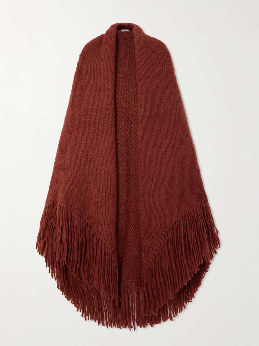 Gabriela Hearst Lauren Fringed Cashmere Wrap
