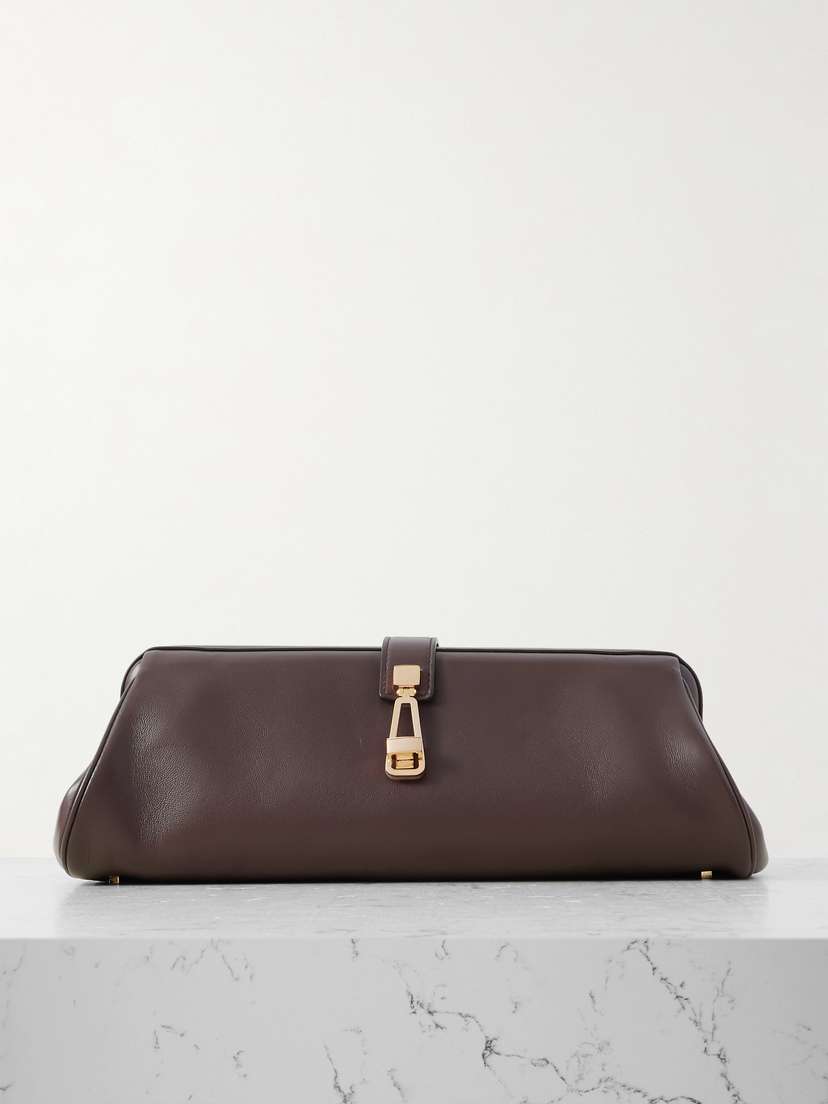 Gabriela Hearst Paola Leather Clutch