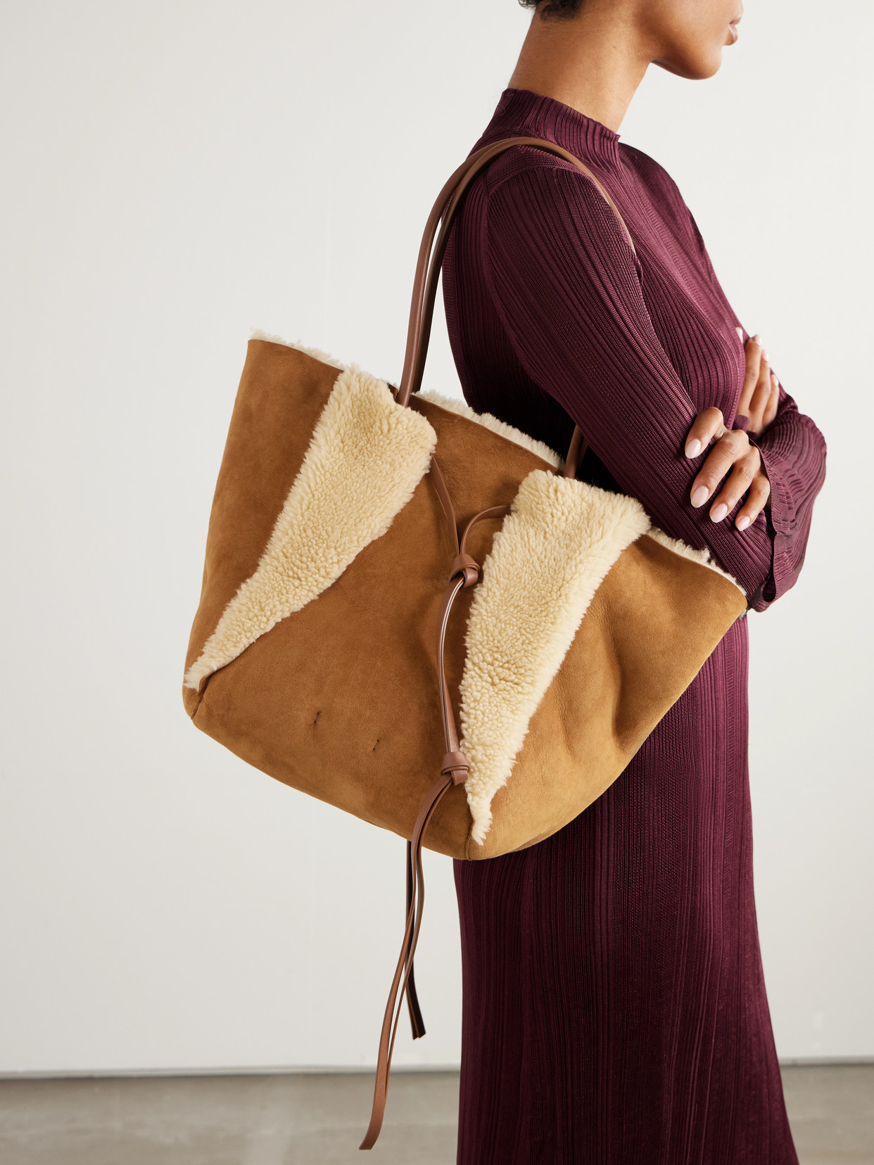 Marija Shearling Tote