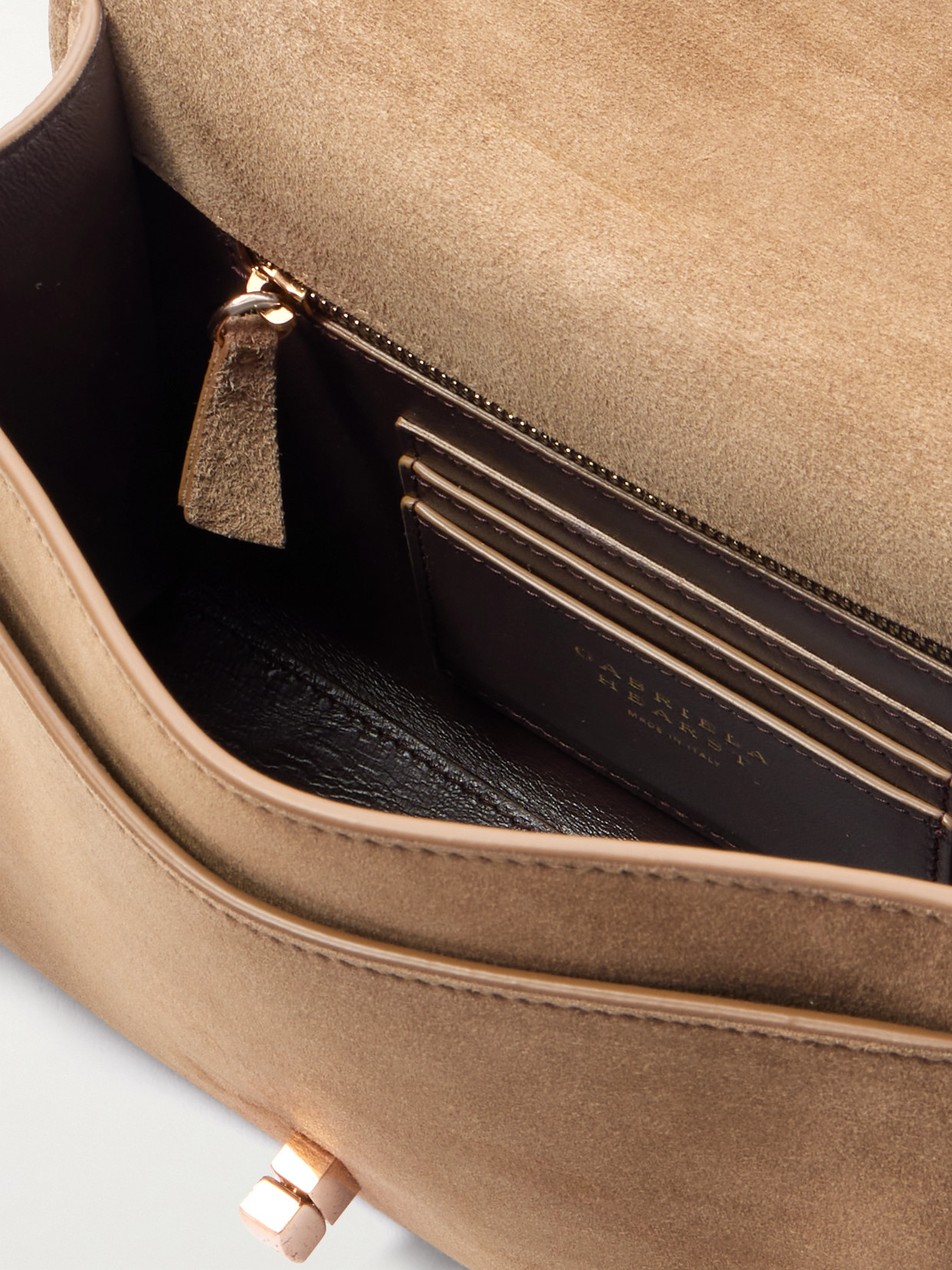 Gabriela Hearst Leonora Small Suede Tote In Brown