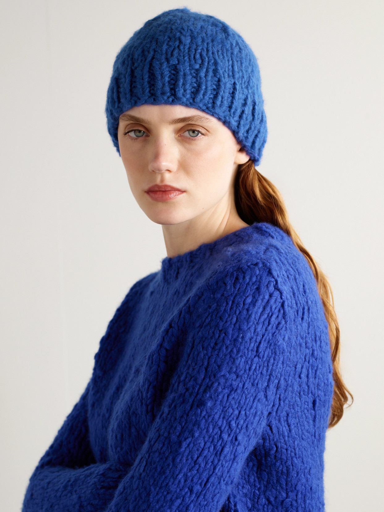 Gabriela Hearst Pacino Cashmere Beanie In Brown