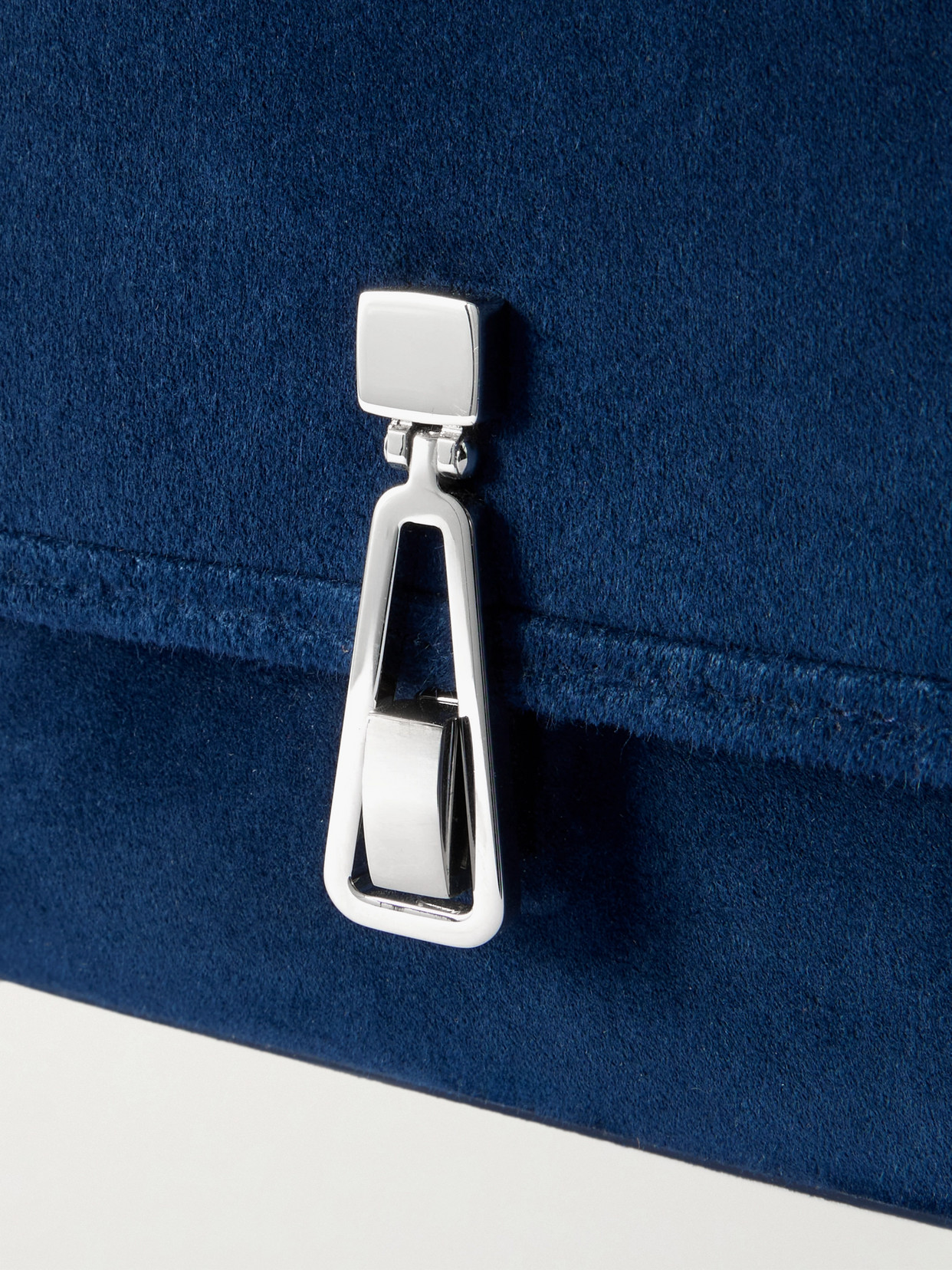 Gabriela Hearst Leonora Small Suede Tote In Blue