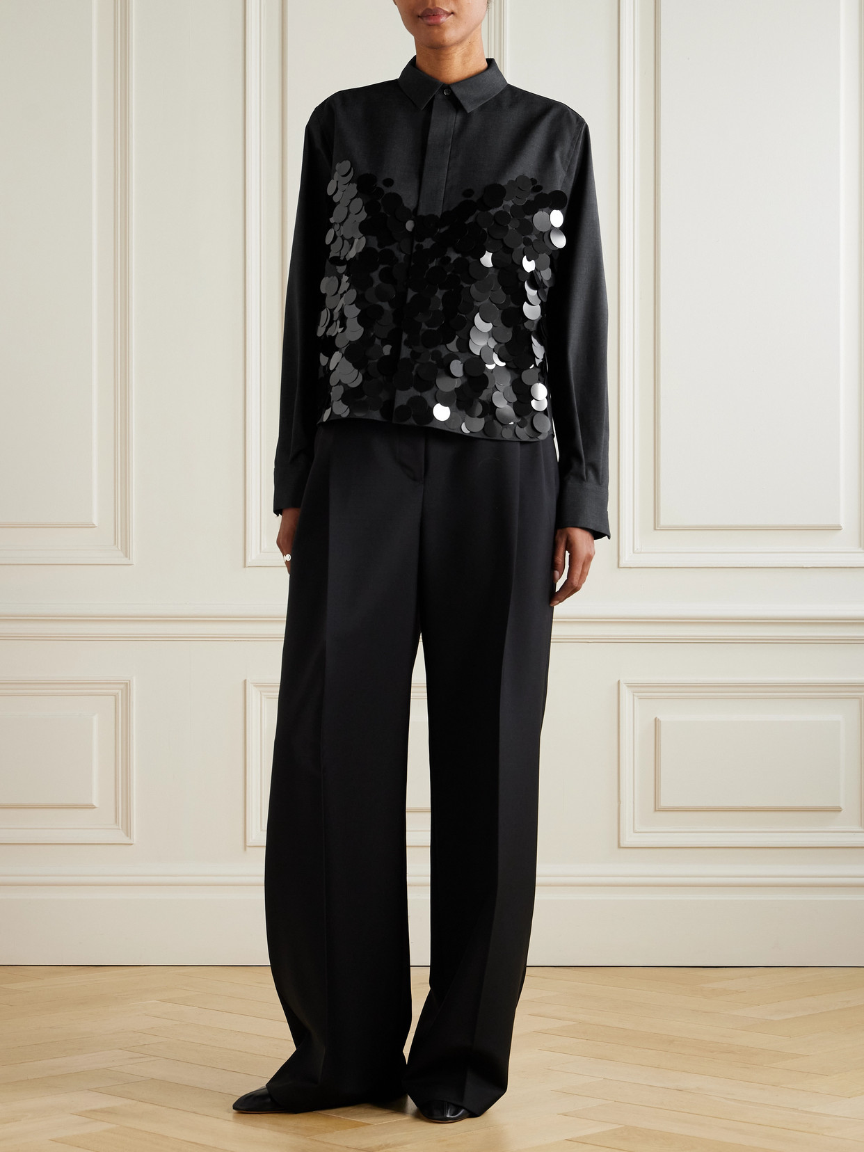 Sequin-Embellished Shirt