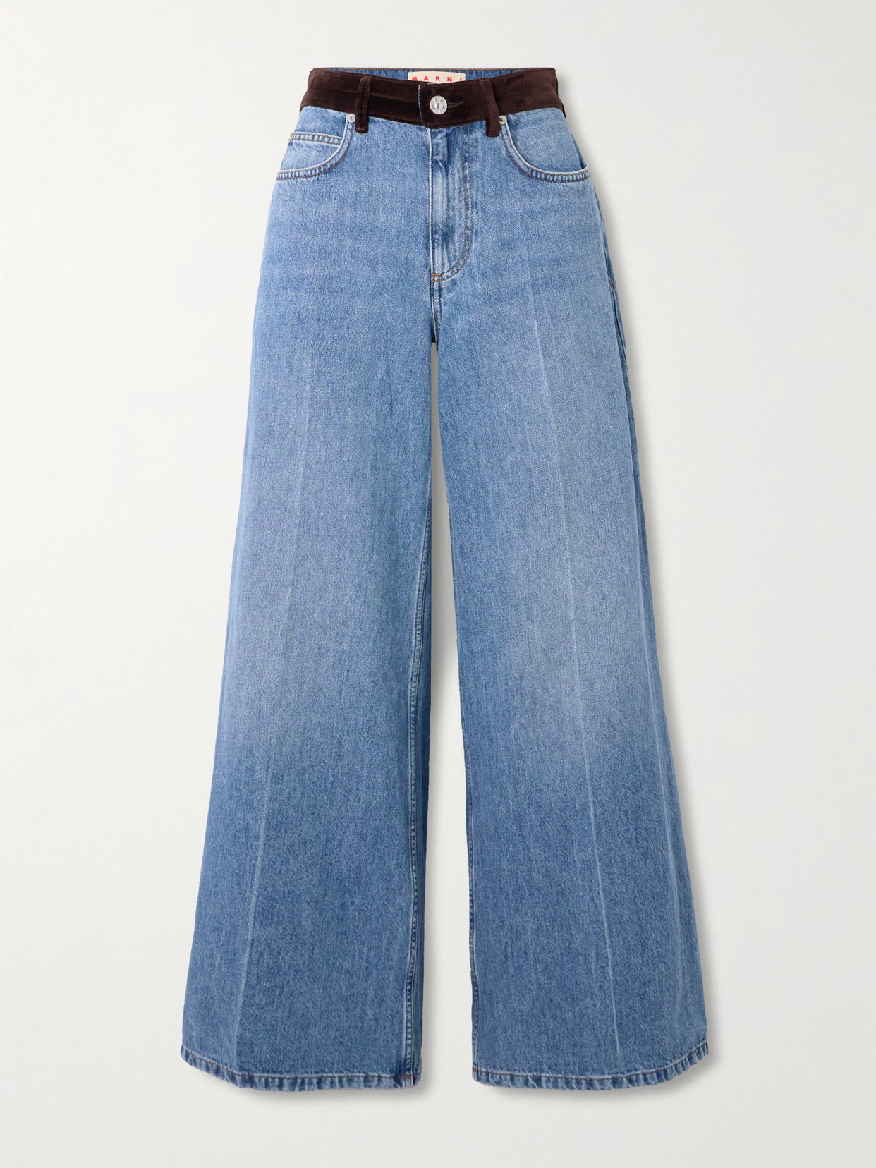Marni Light Blue Cotton Jeans Denim In Blue