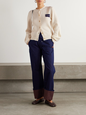Marni Embroidered cashmere cardigan