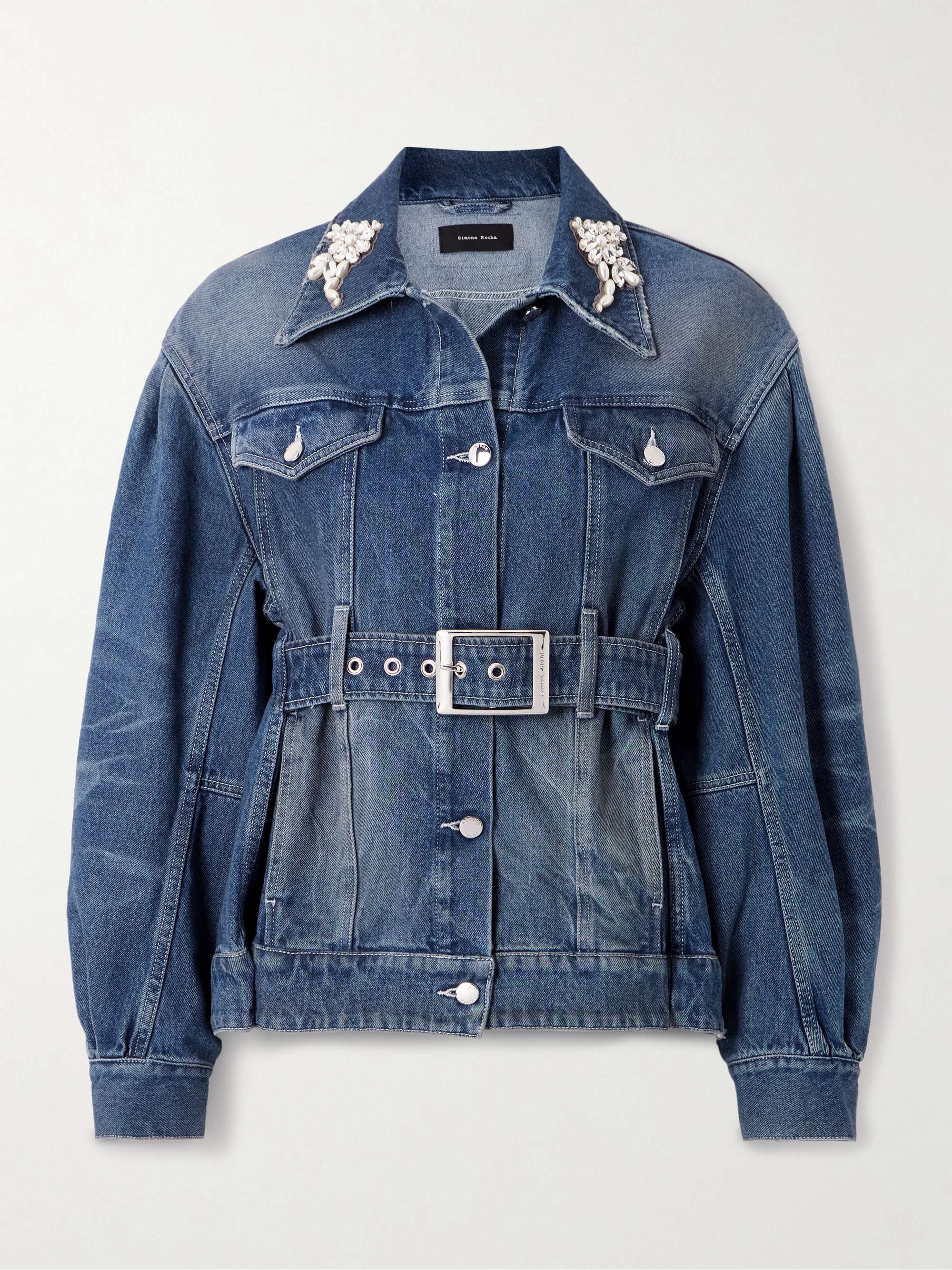 ジャケット・アウター herlipto New Classic Belted Denim Jacket 2025年最新】Herlipto レディース Gジャン・デニムジャケット