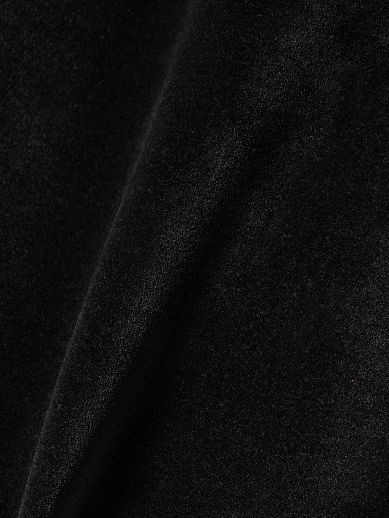 Layered Velvet And Blouse