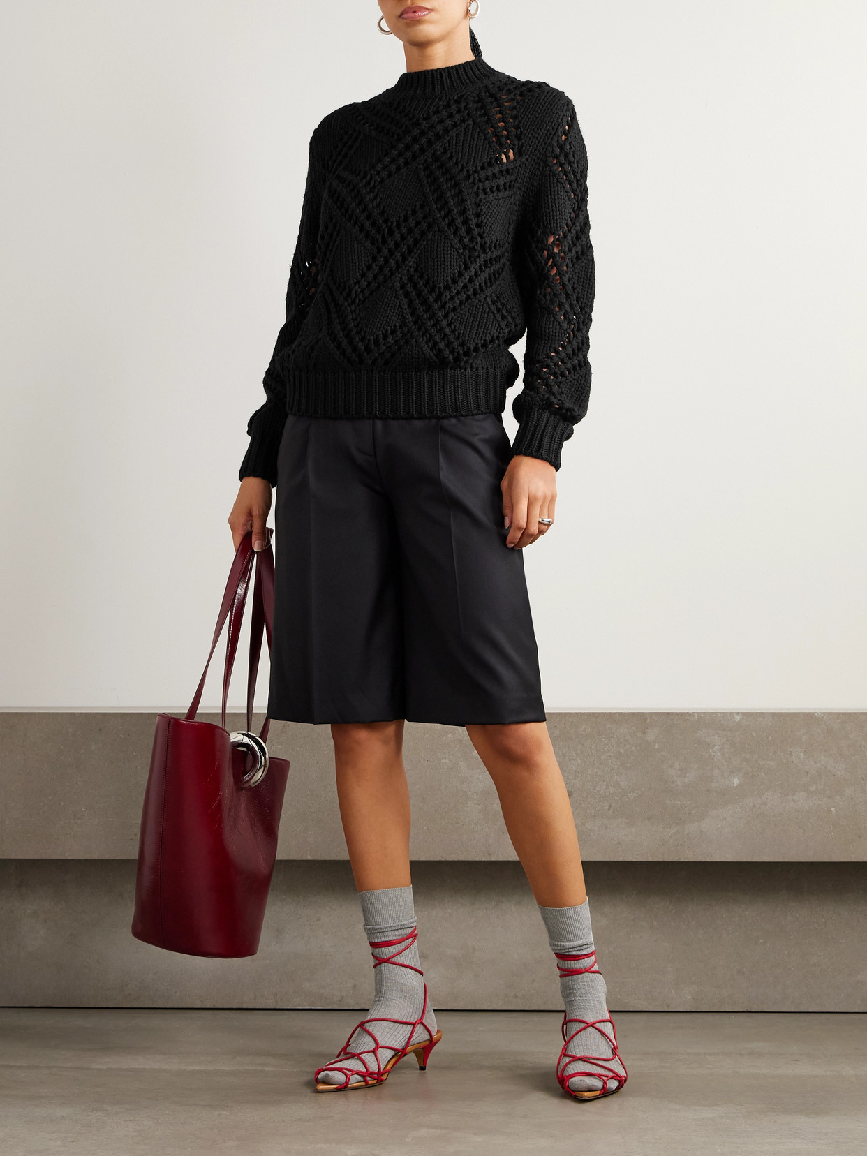 Open-Knit Sweater