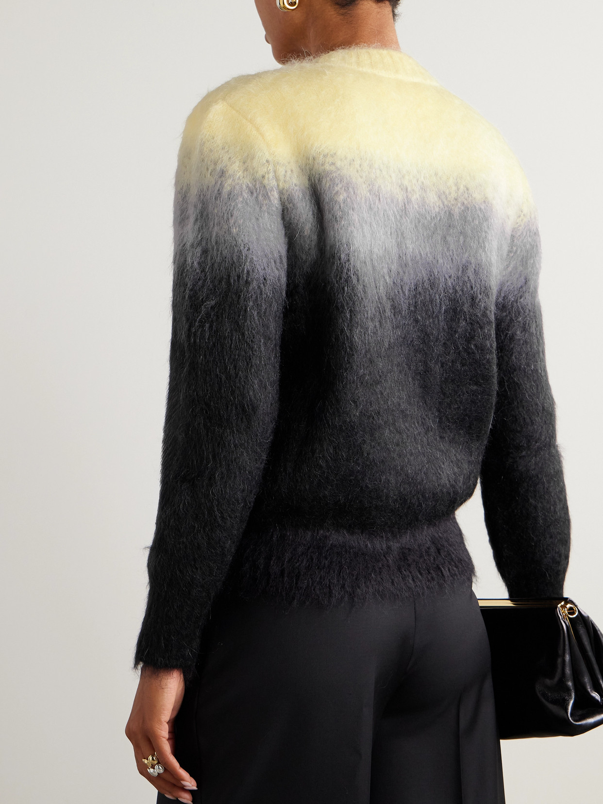 Dégradé Mohair-Blend Sweater