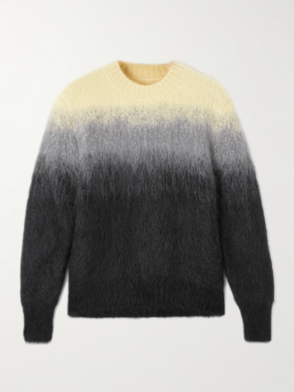 Jil Sander Gradient Mohair Jumper In Gray
