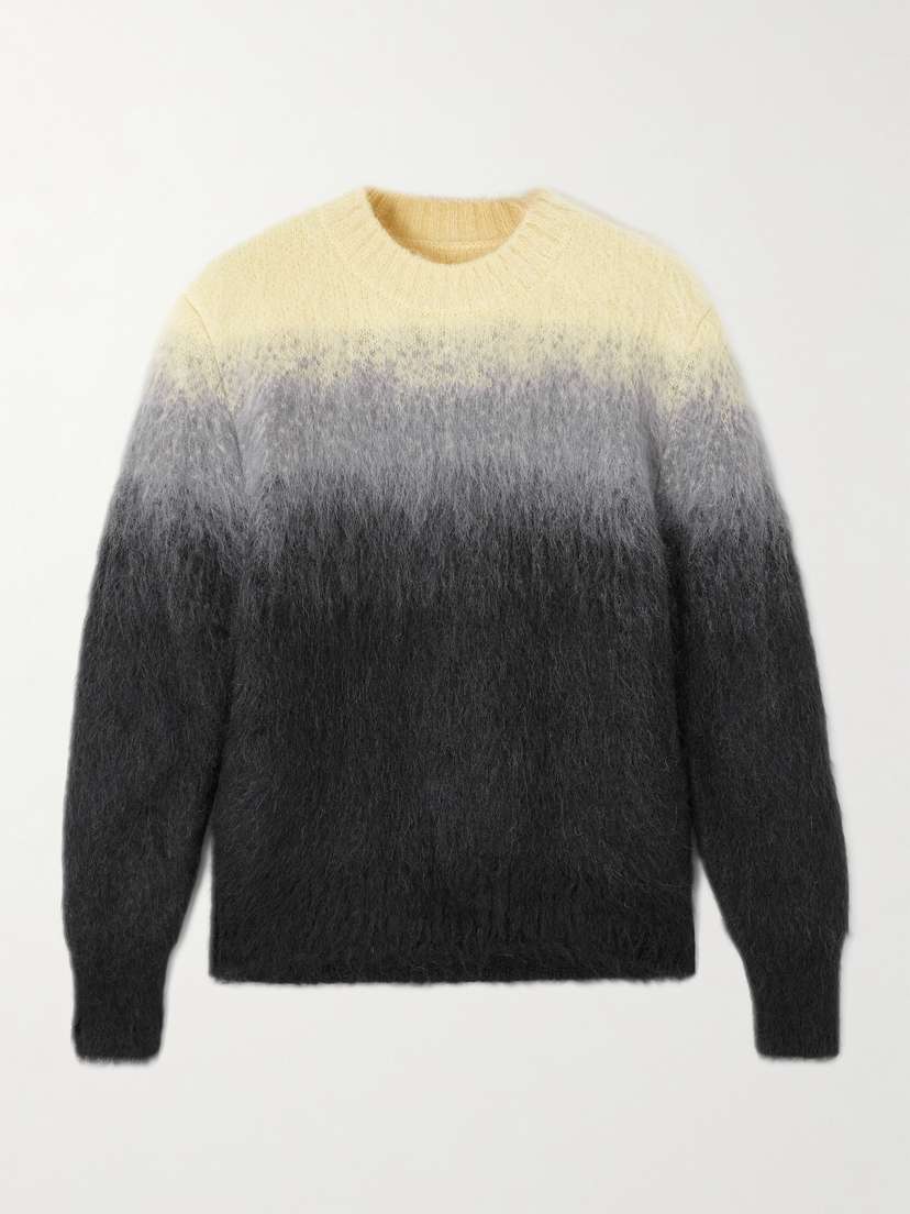 Jil Sander Dégradé Mohair-blend Sweater