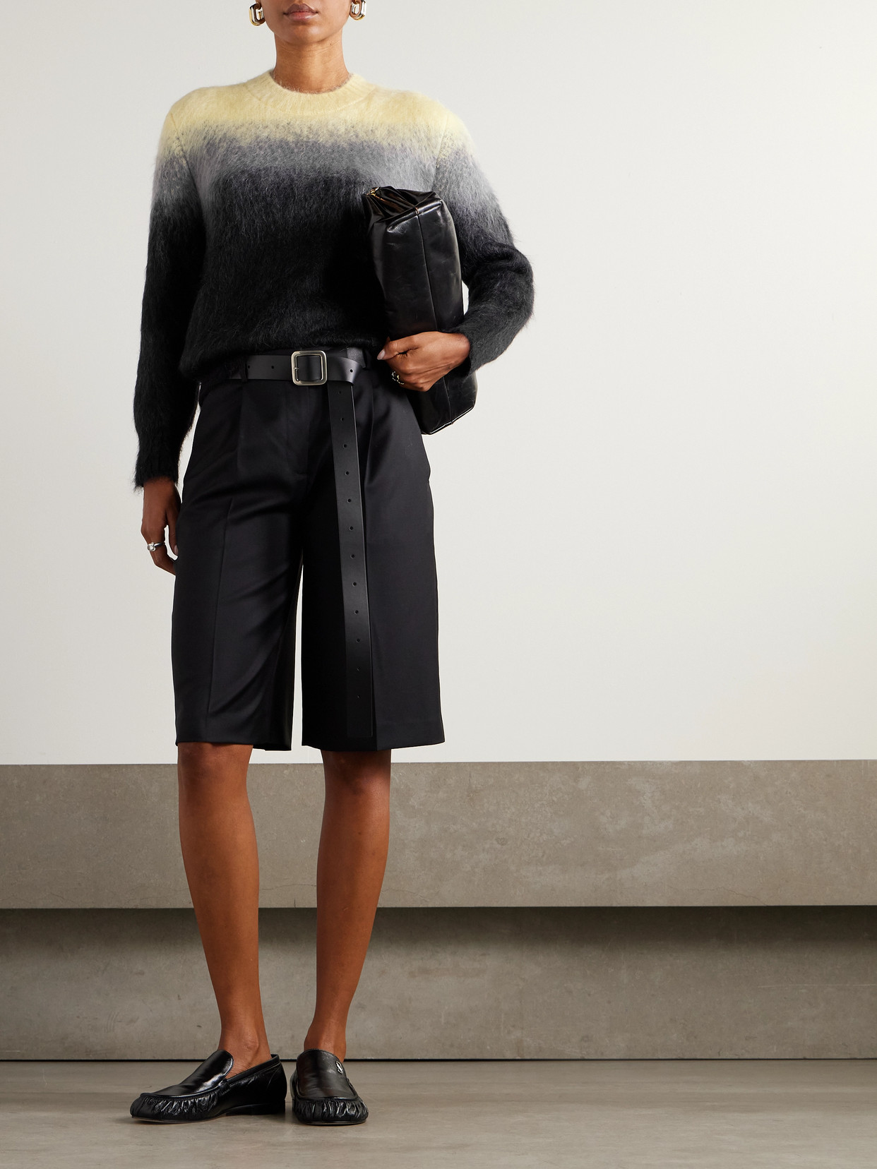 Dégradé Mohair-Blend Sweater