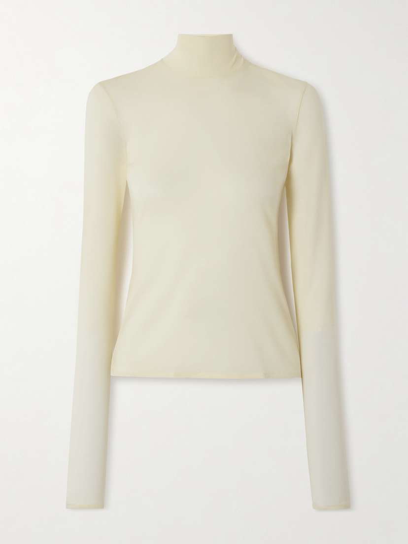 Jil Sander Jersey Turtleneck Top