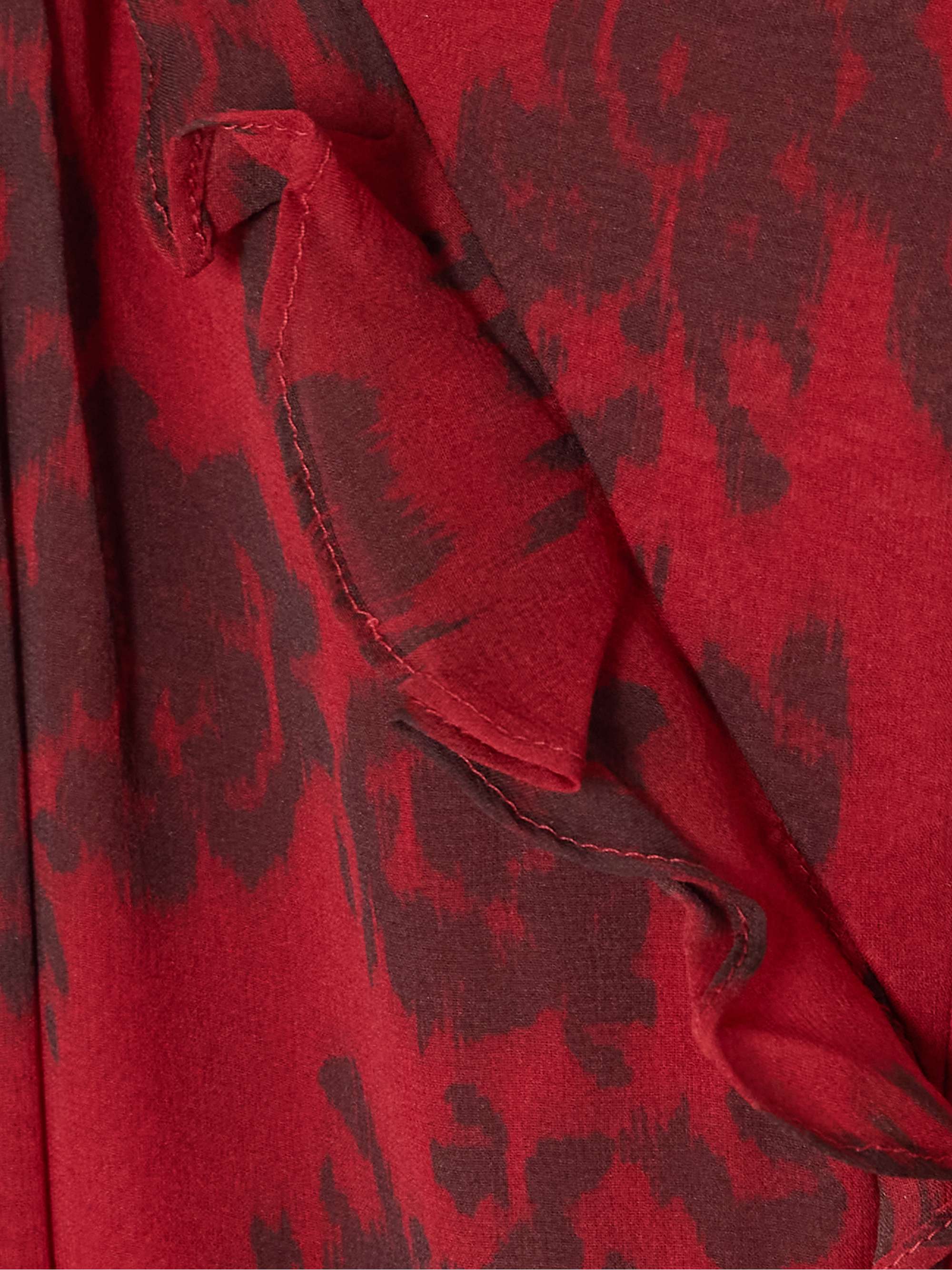 SALONI Jacqui-B printed silk crepe de chine maxi dress