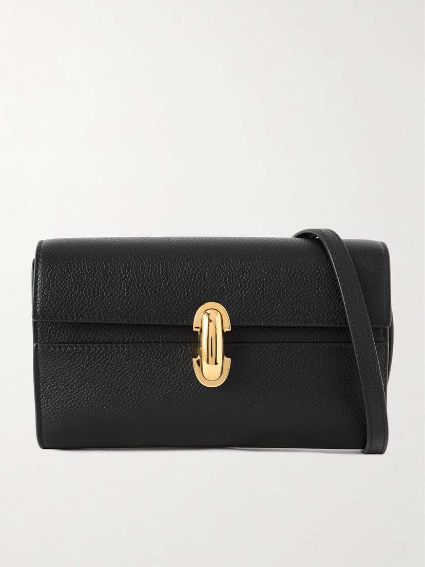 Savette Symmetry Mini Textured-leather Shoulder Bag