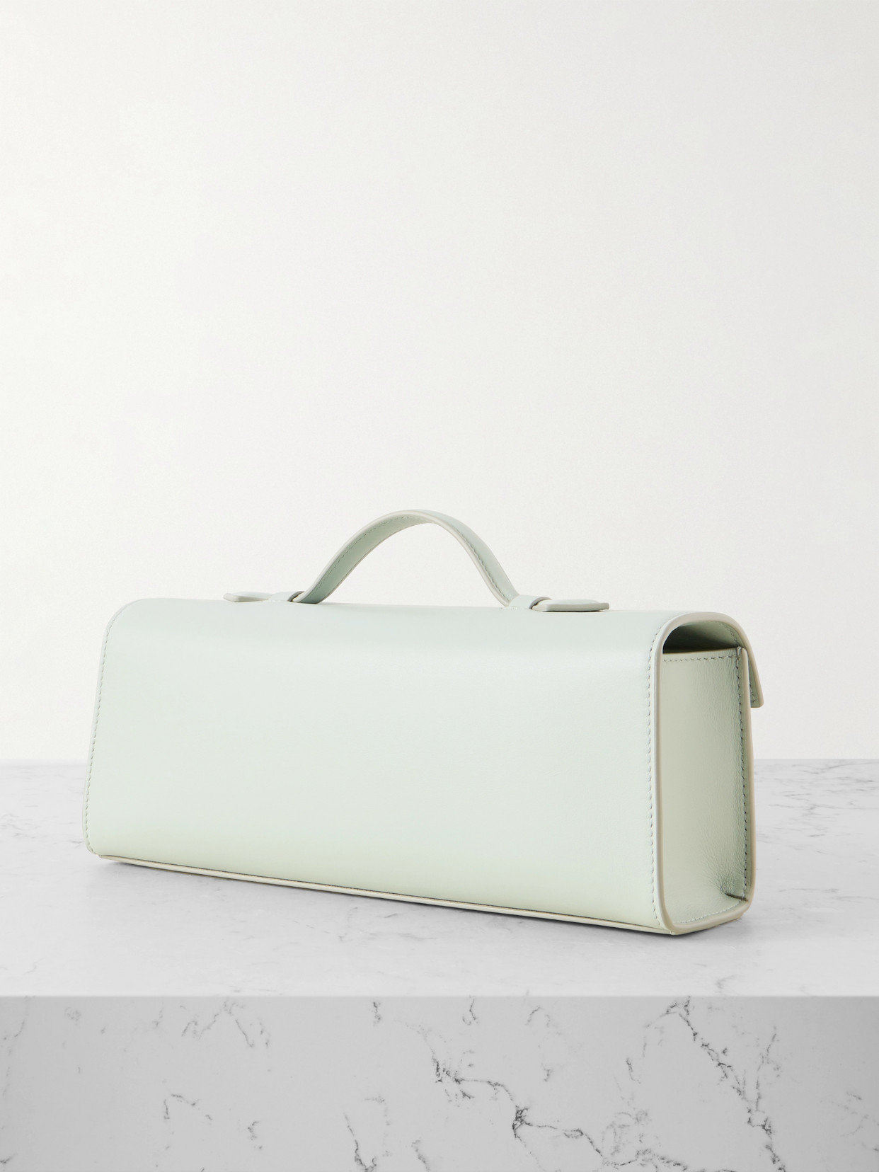 Slim Symmetry Leather Tote
