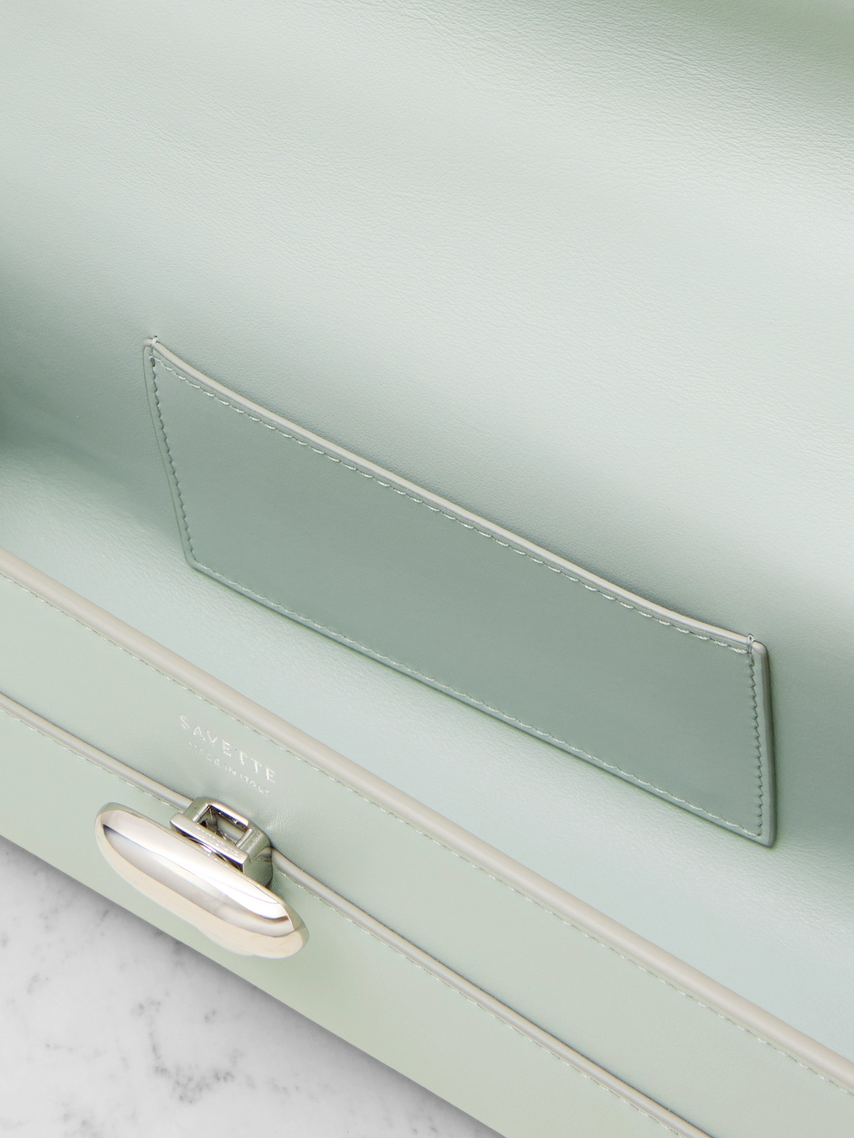 Slim Symmetry Leather Tote