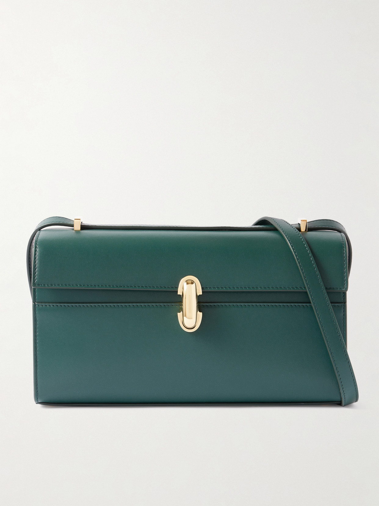 Savette Symmetry 26 Leather Shoulder Bag In Green