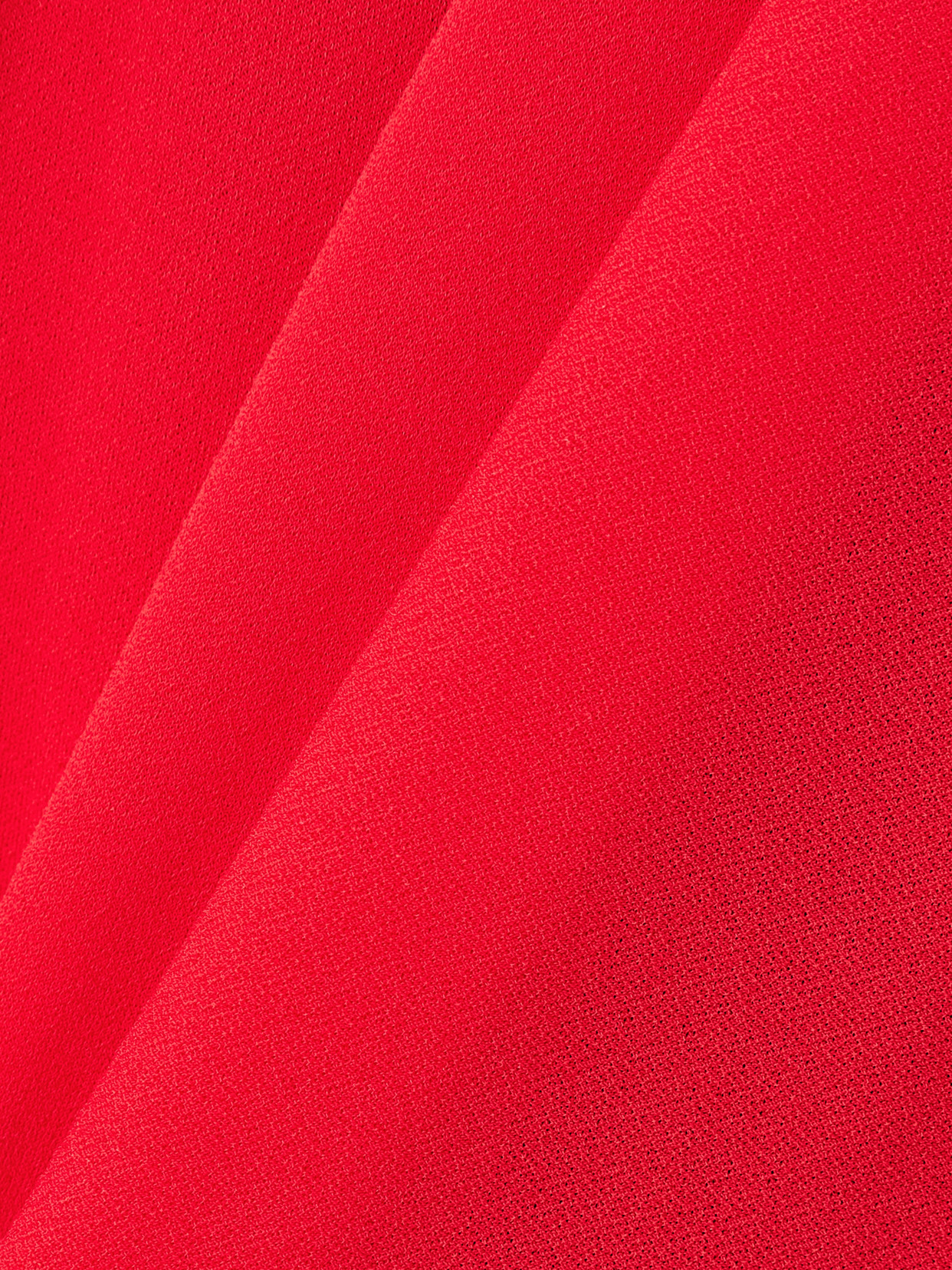 Alex Perry Open-back Twisted-front Recycled-crepe Gown In Red