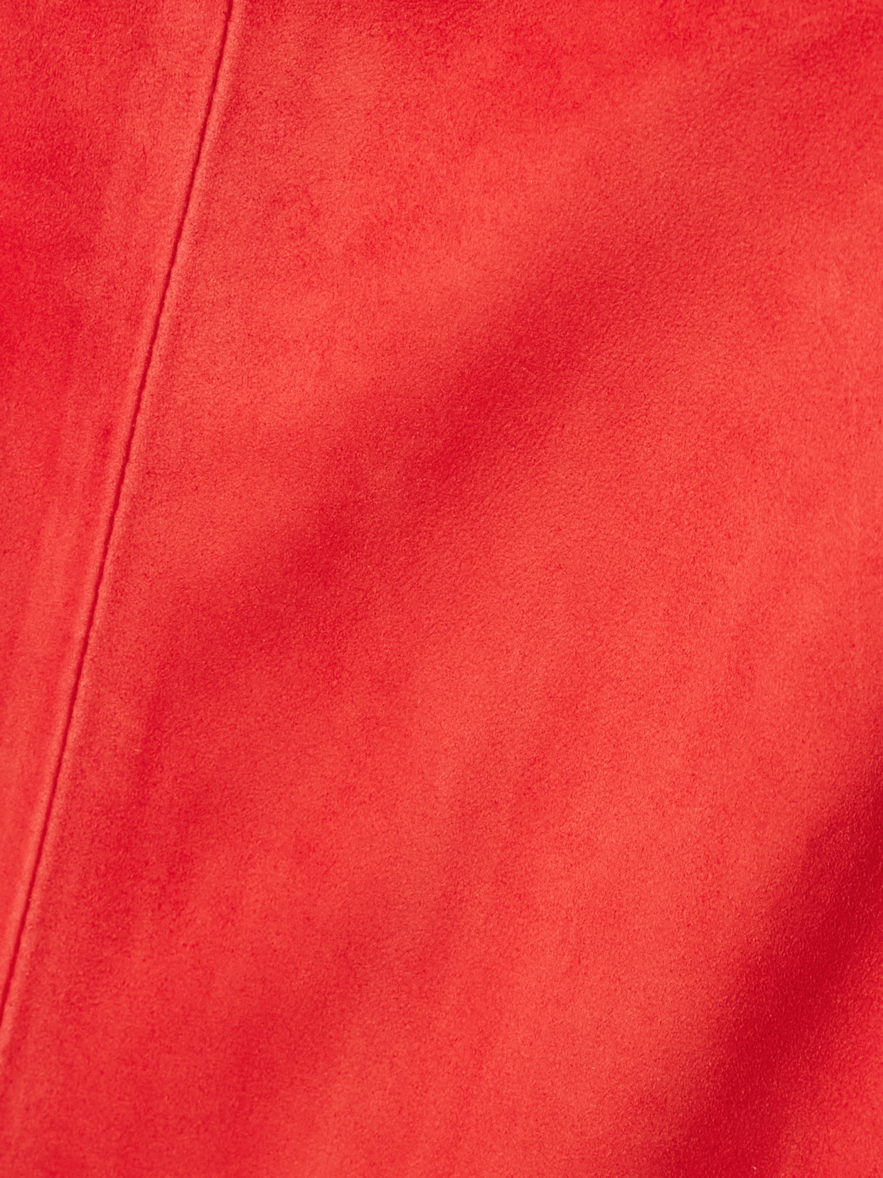 Alex Perry Singlet Suede Midi Dress In Red