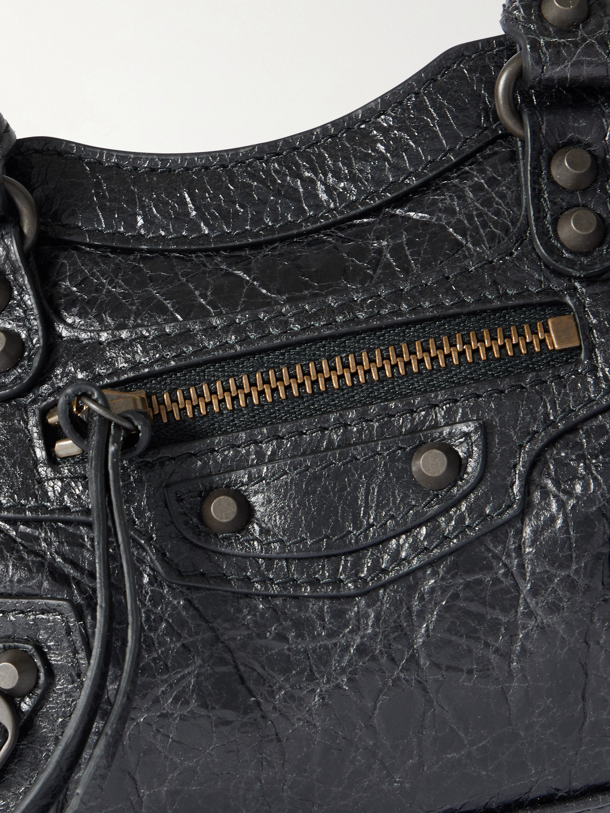 Balenciaga Le City Nano Textured-leather Tote