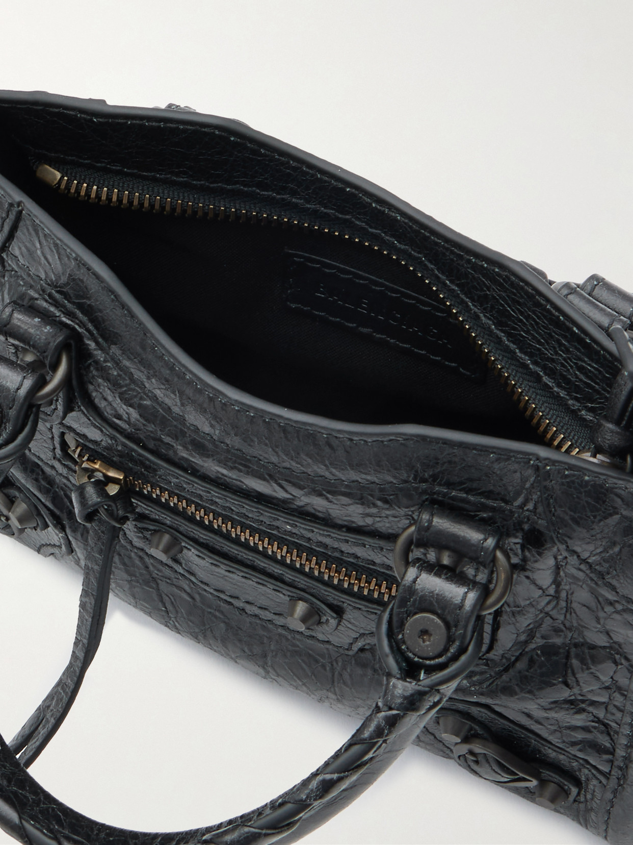 Balenciaga Le City Nano Textured-leather Tote
