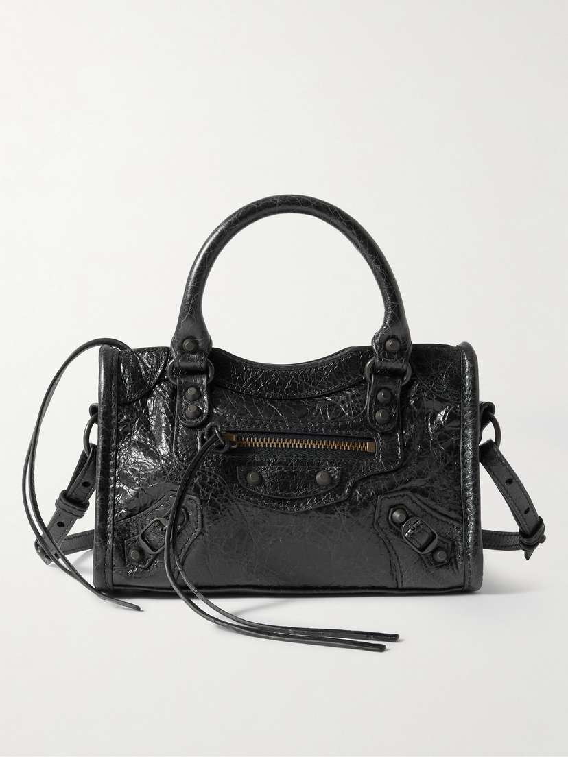Balenciaga Le City Nano Textured-leather Tote