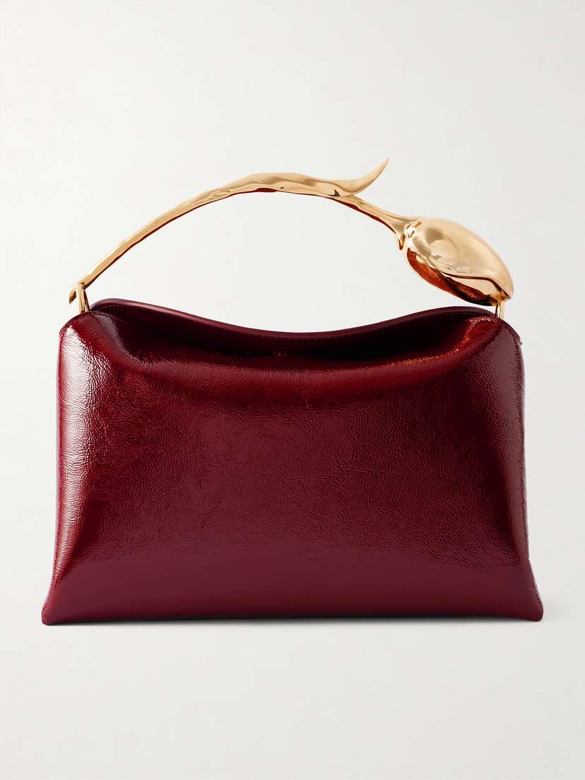 Erdem Bloom Midi Patent-leather Bag