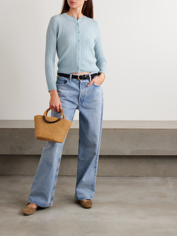 Dôen Danaë ribbed cashmere cardigan