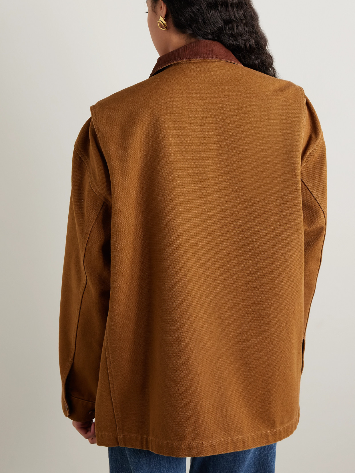 Dôen - Pascual Corduroy-Trimmed Cotton-Canvas Jacket