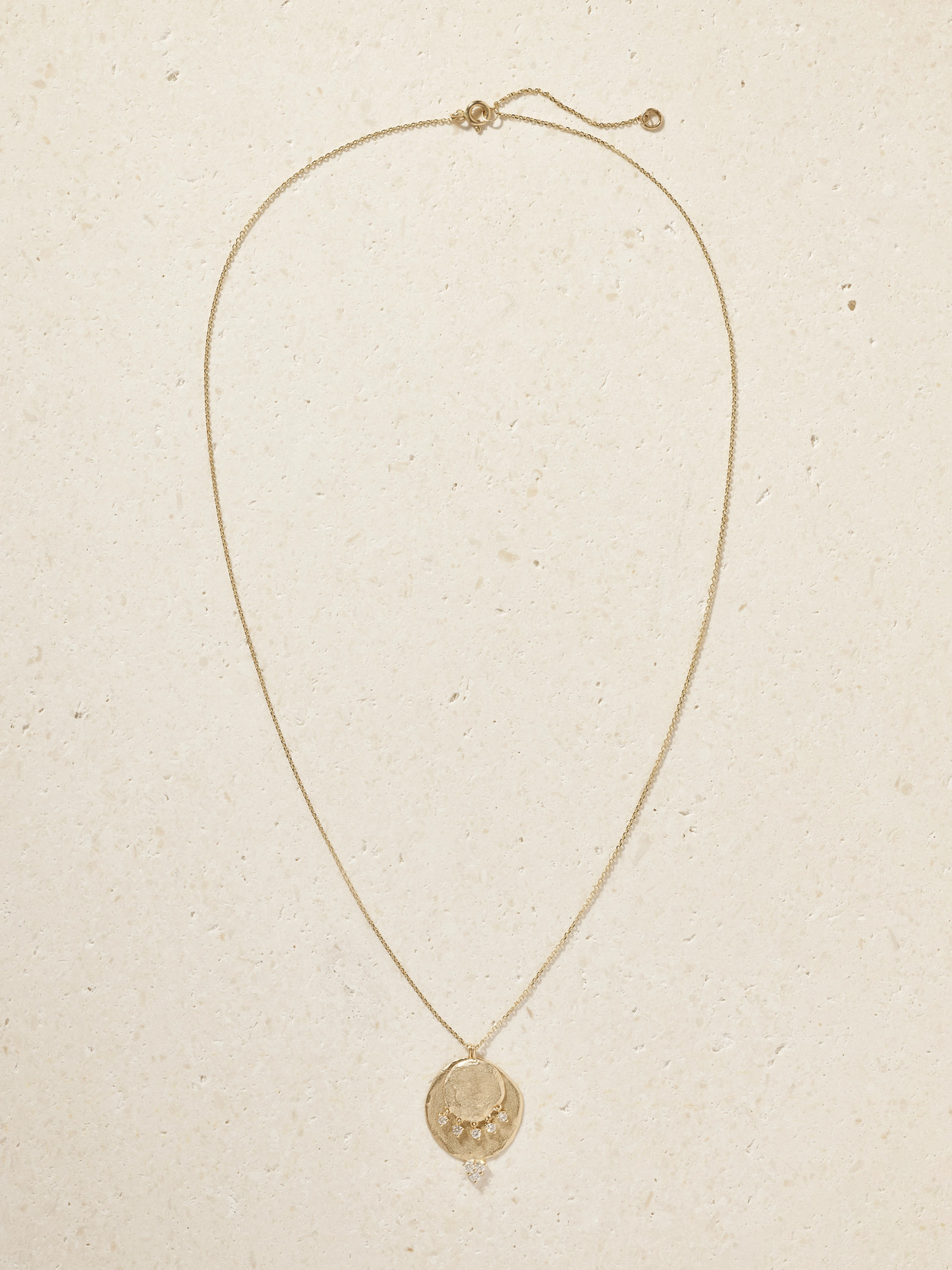 Pascale Monvoisin Gaby N°2 9-karat Gold Diamond Necklace