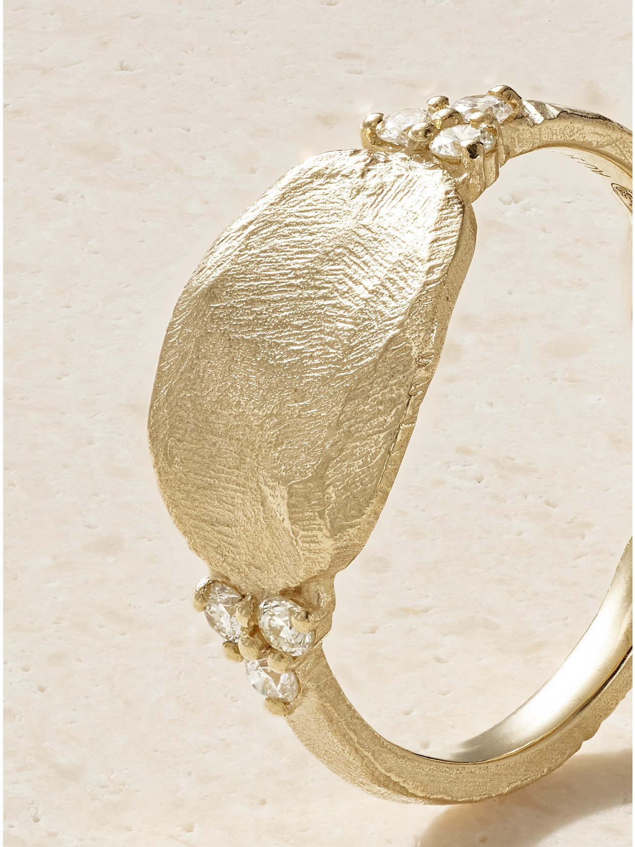 Pascale Monvoisin Gaby N°2 9-karat Gold Diamond Ring In Gold