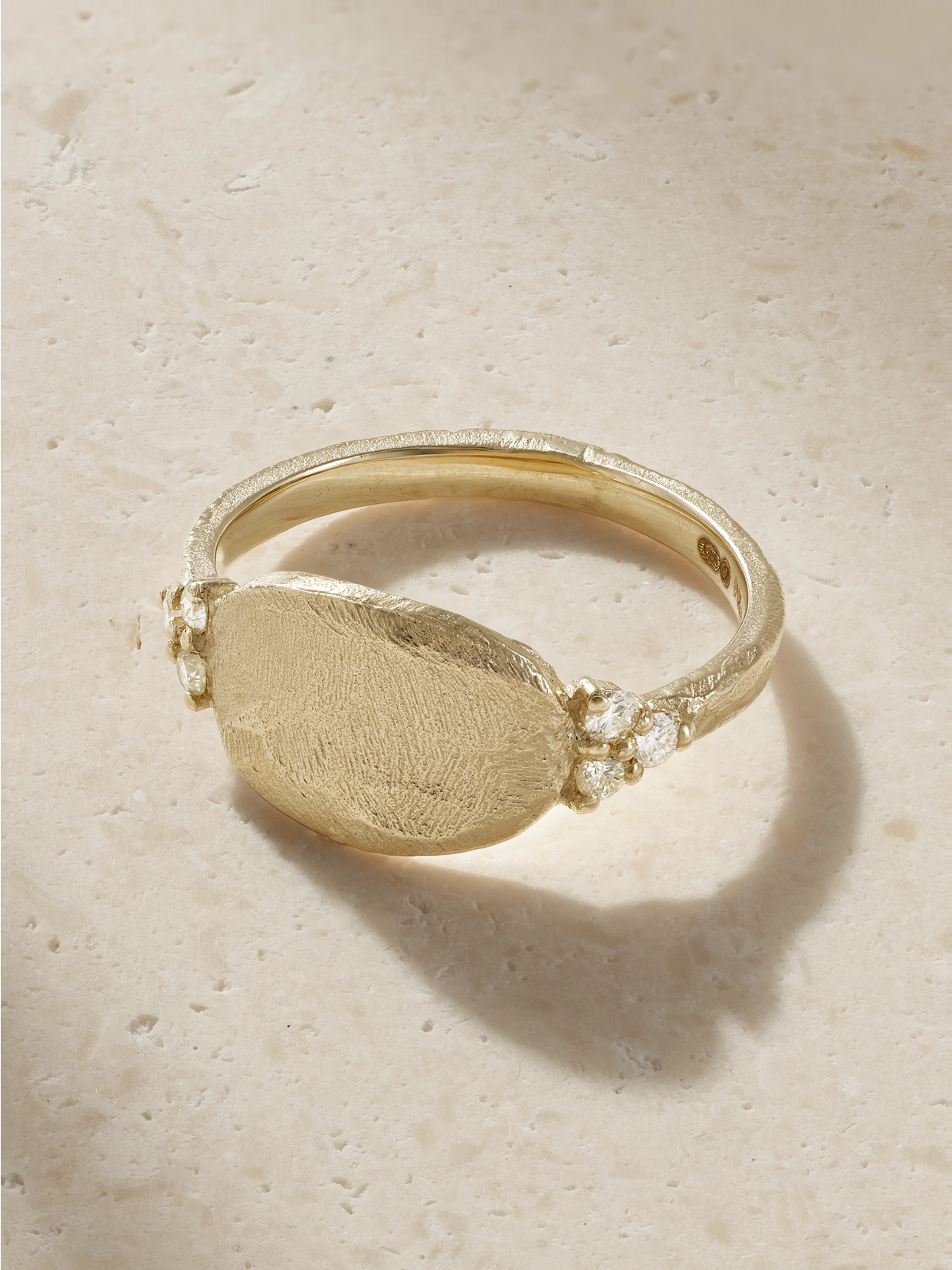 Pascale Monvoisin Gaby N°2 9-karat Gold Diamond Ring