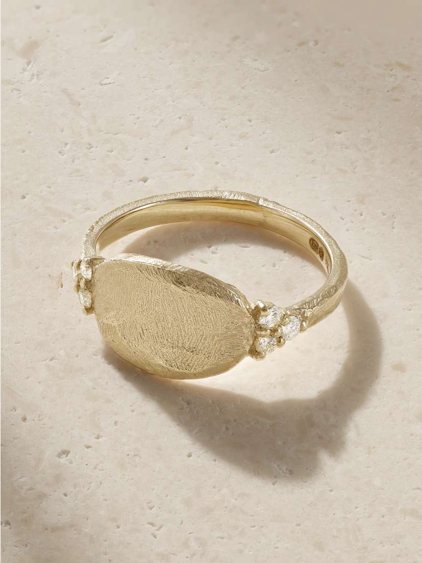 Pascale Monvoisin Gaby N°2 9-karat Gold Diamond Ring