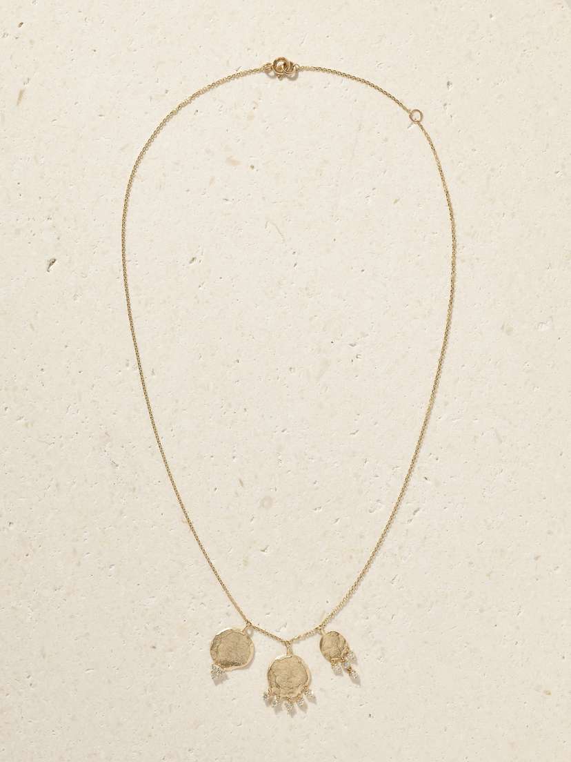 Pascale Monvoisin Gaby N°3 9-karat Gold Diamond Necklace