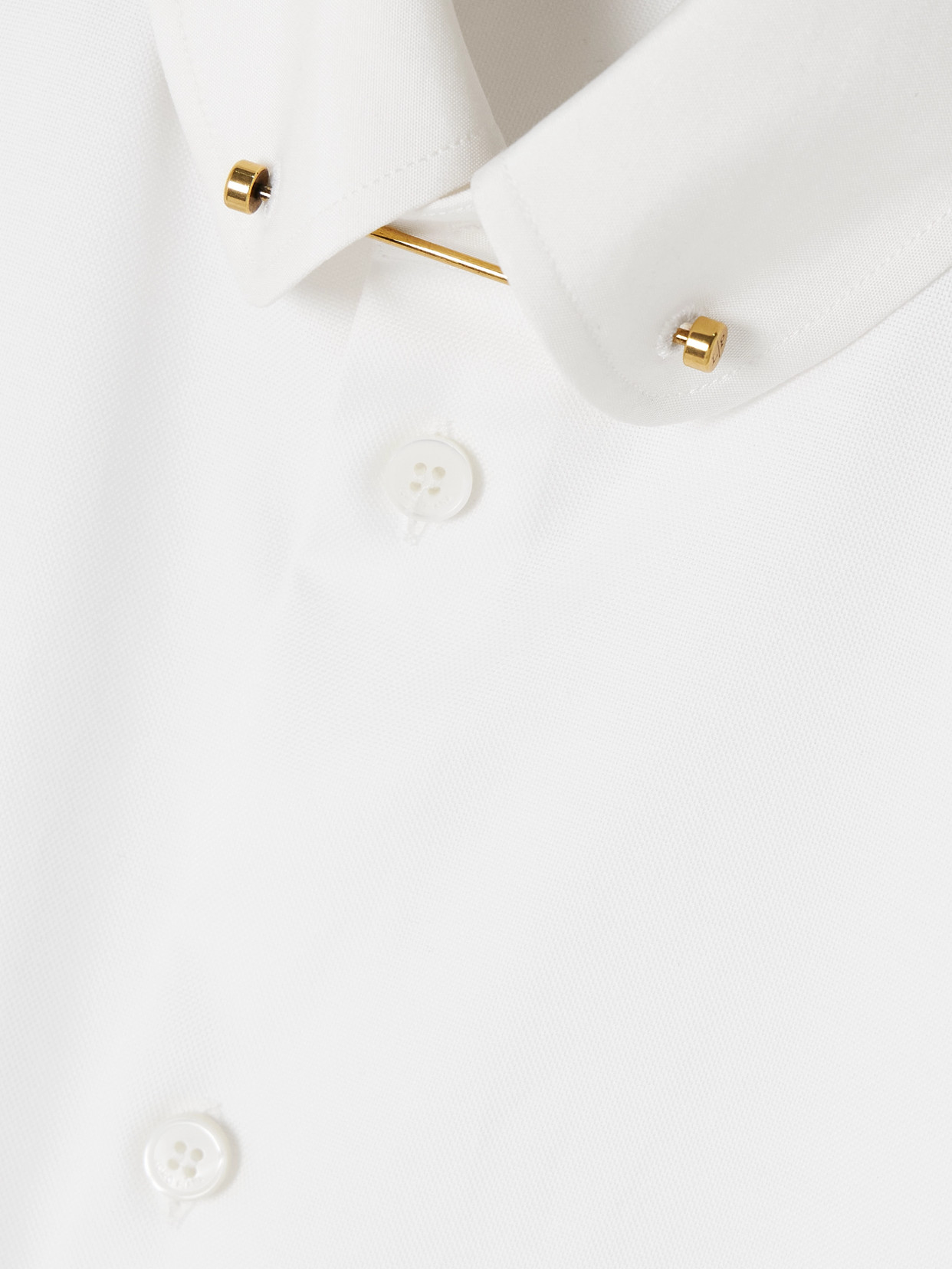 Thea Embellished Cotton Oxford Shirt