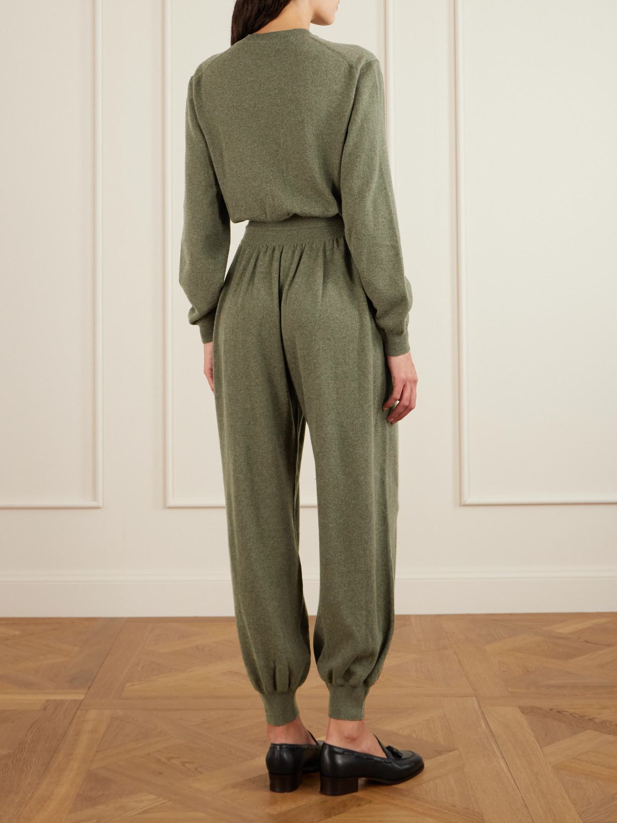 Loro Piana Cashmere Jumpsuit In Green