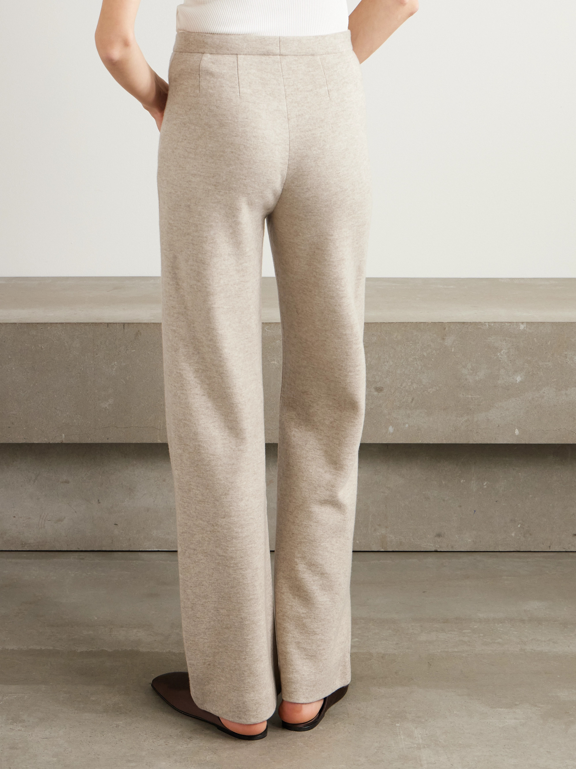Loro Piana Robin cashmere-blend wide-leg pants