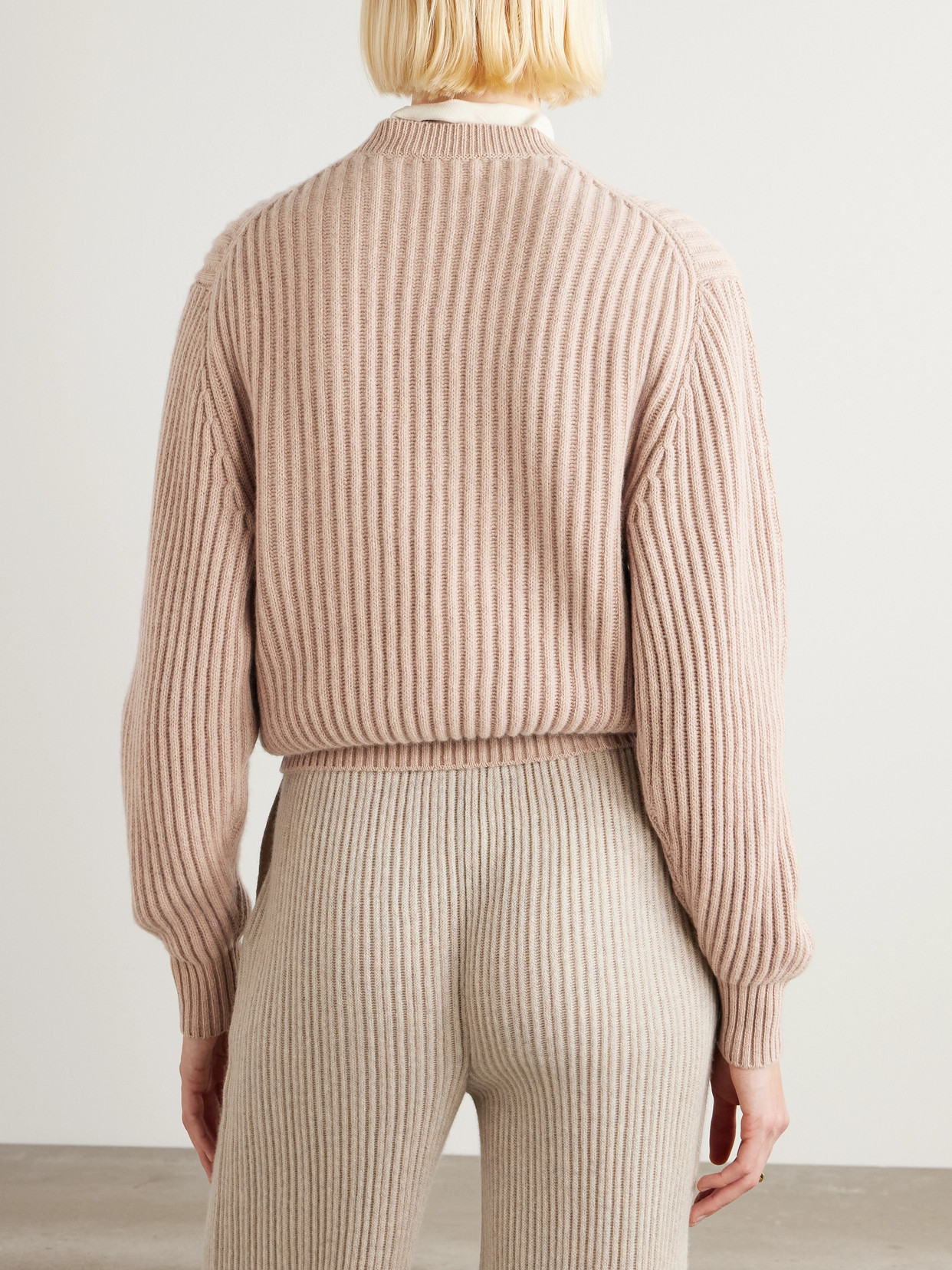 Plane Tree Ribbed Cashmere Sweater
